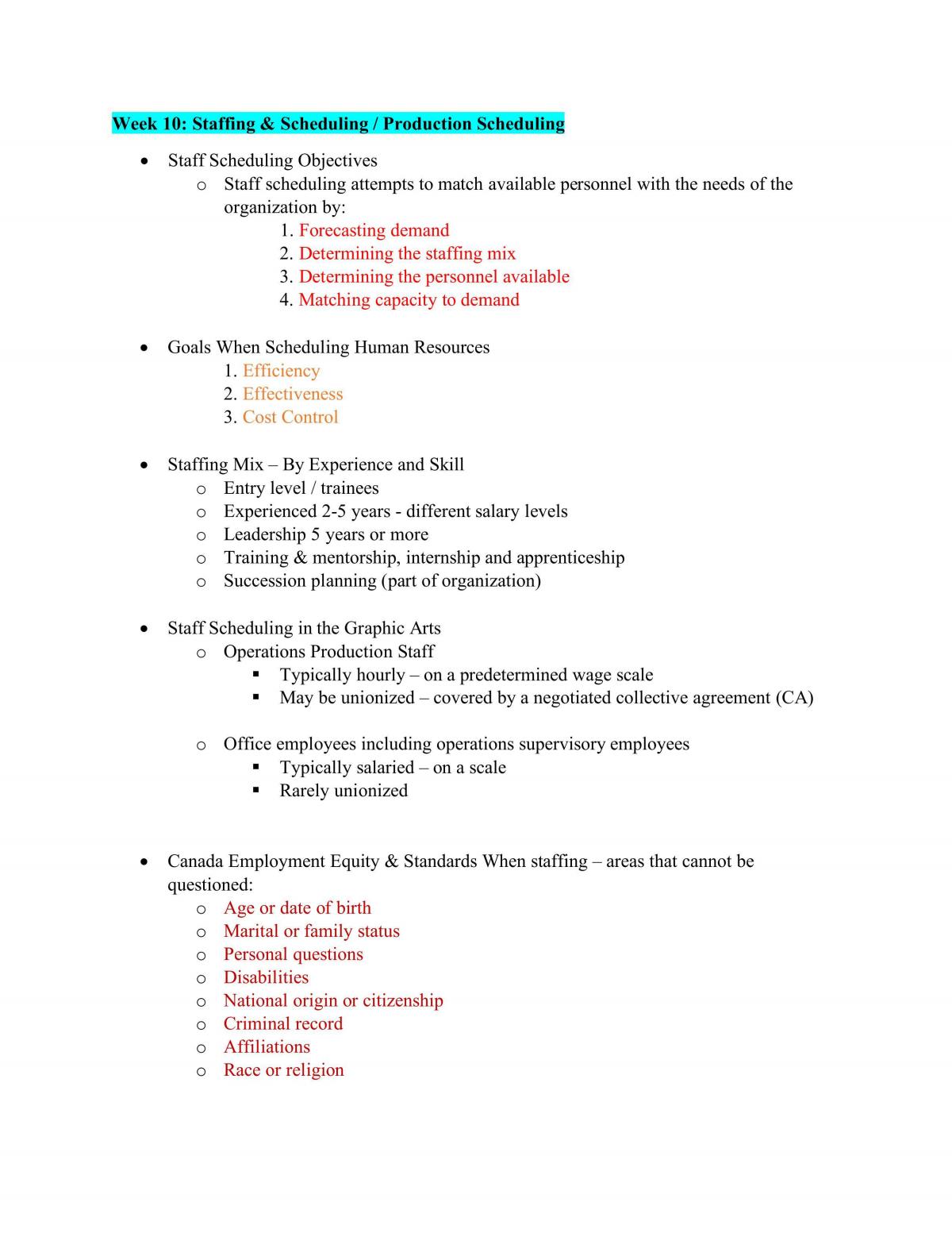 Operations and Process Management Exam Review - Page 61