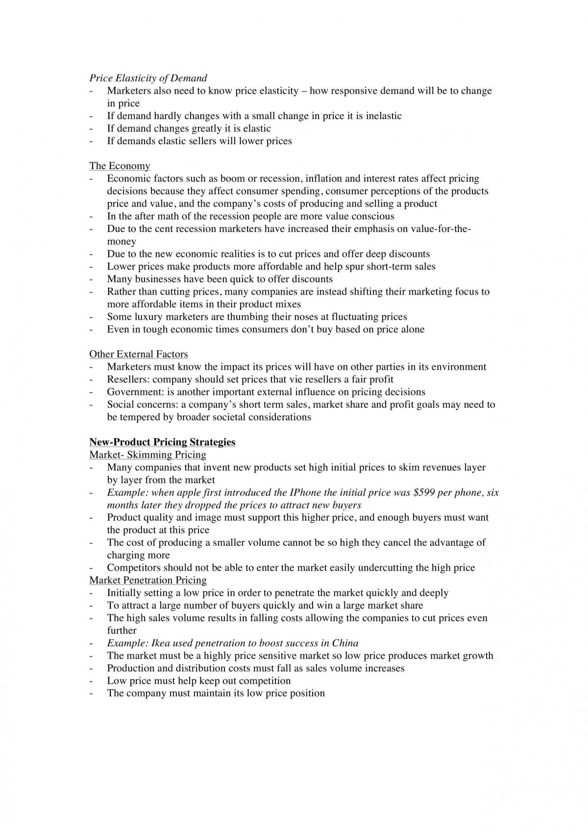 Marketing Final Study Notes - Page 18
