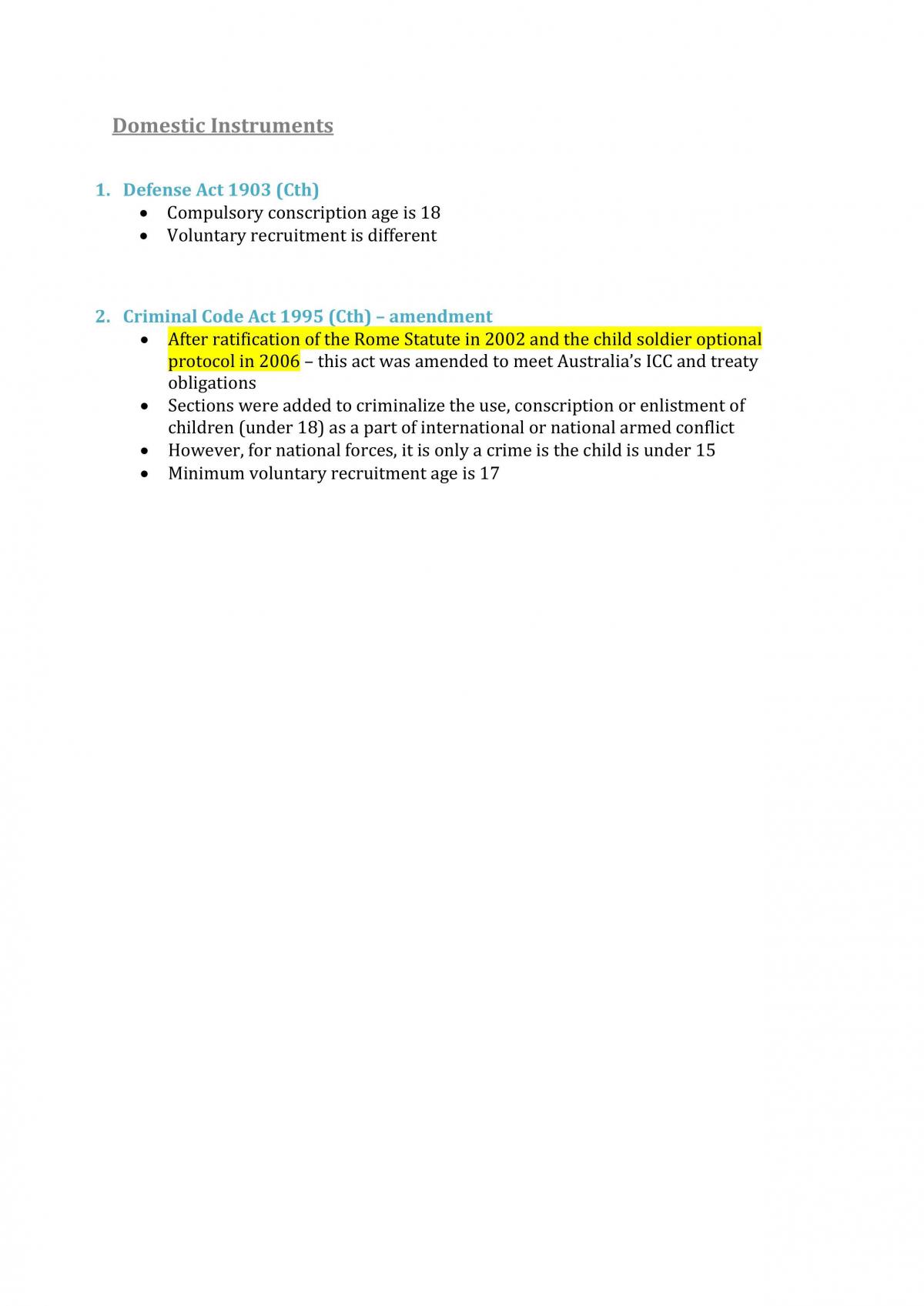 Core Topic Human Rights Summary Notes - Page 17