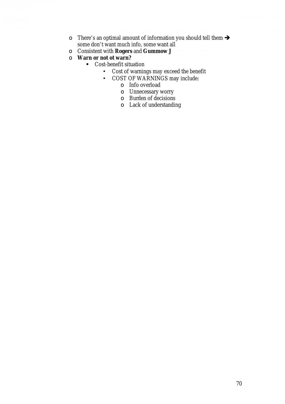 Torts Notes - Page 70