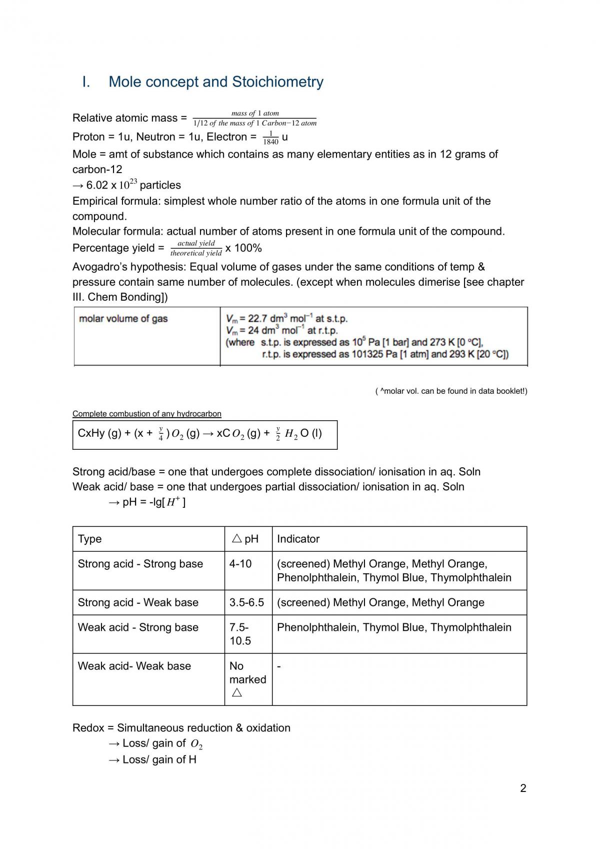 H2 Chem Notes 9729 - Page 3
