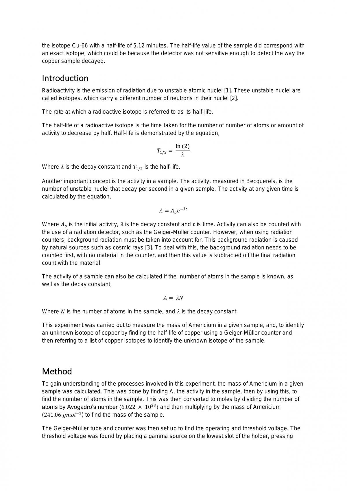 PHYS111 Formal Lab report 2 - Page 3