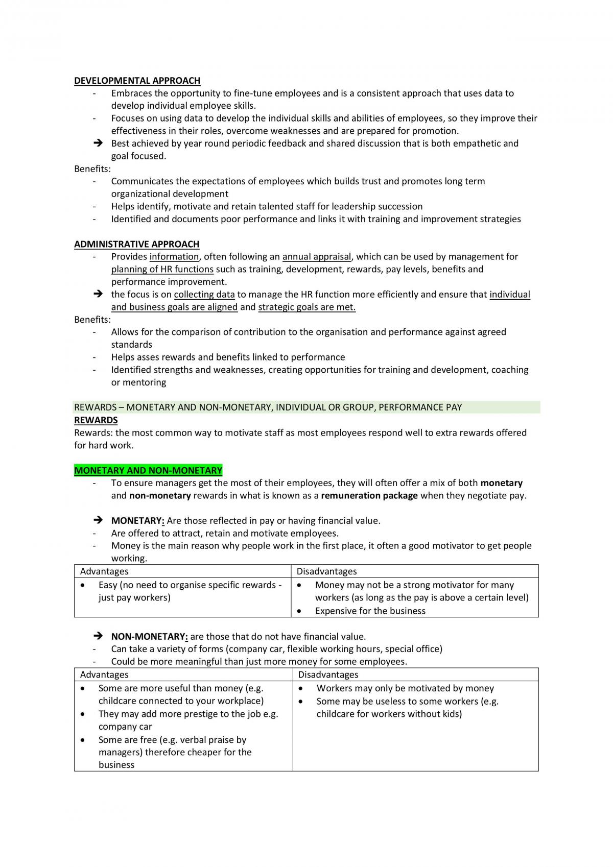 Business Human Resource Notes - Page 22