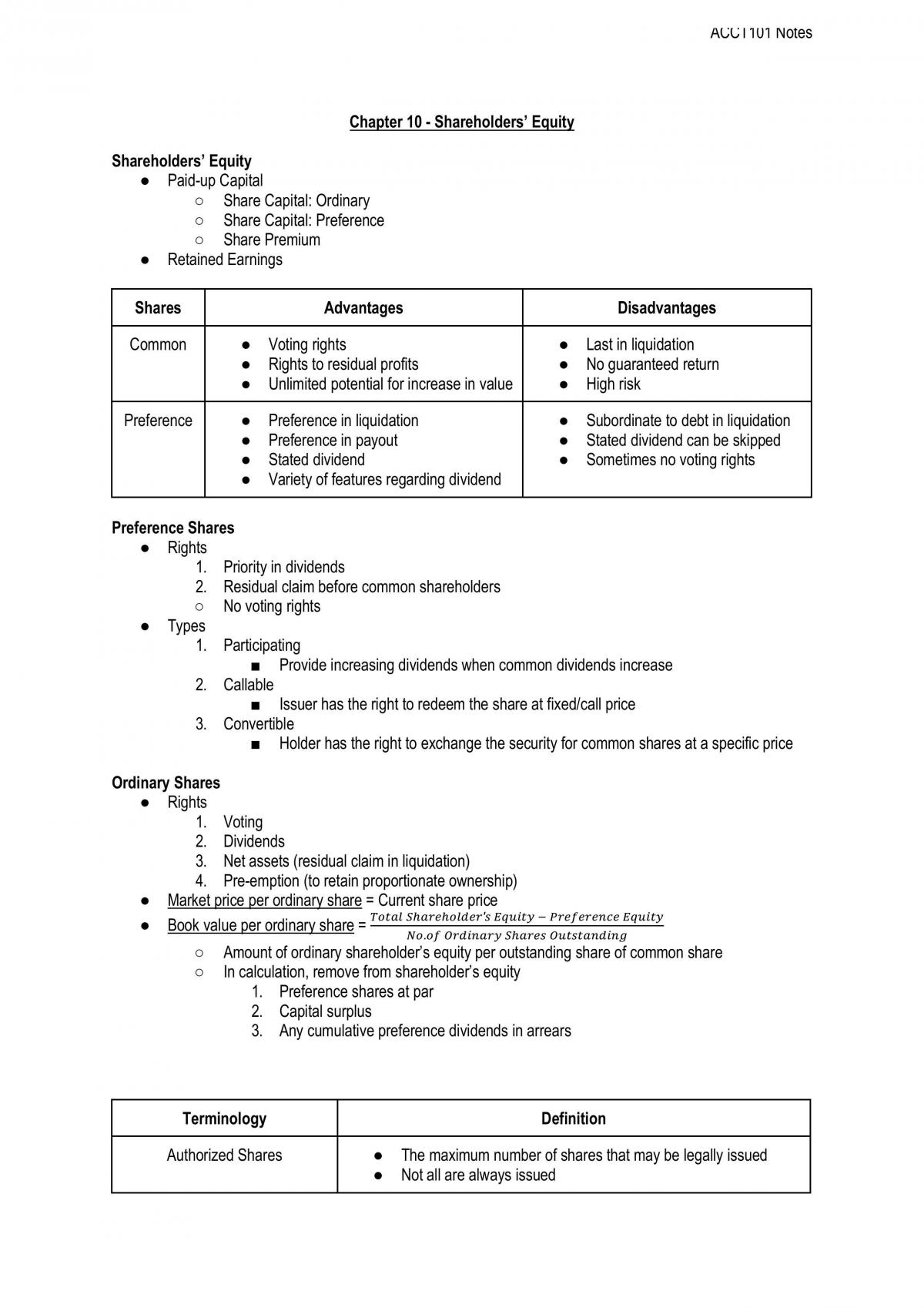 Financial Accounting 101 Notes - Page 19