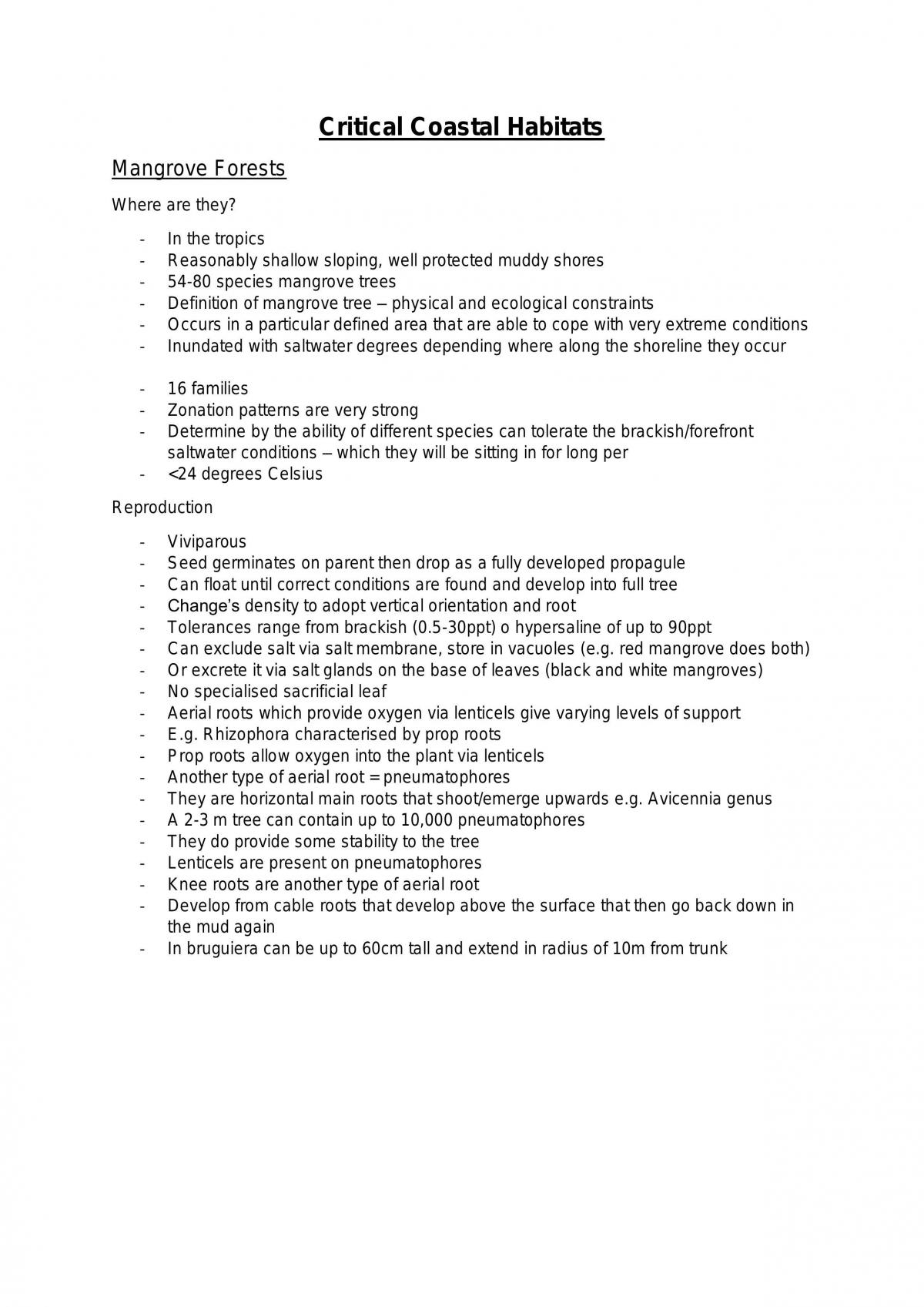 Ocean Management and Conservation Module Notes - Page 14