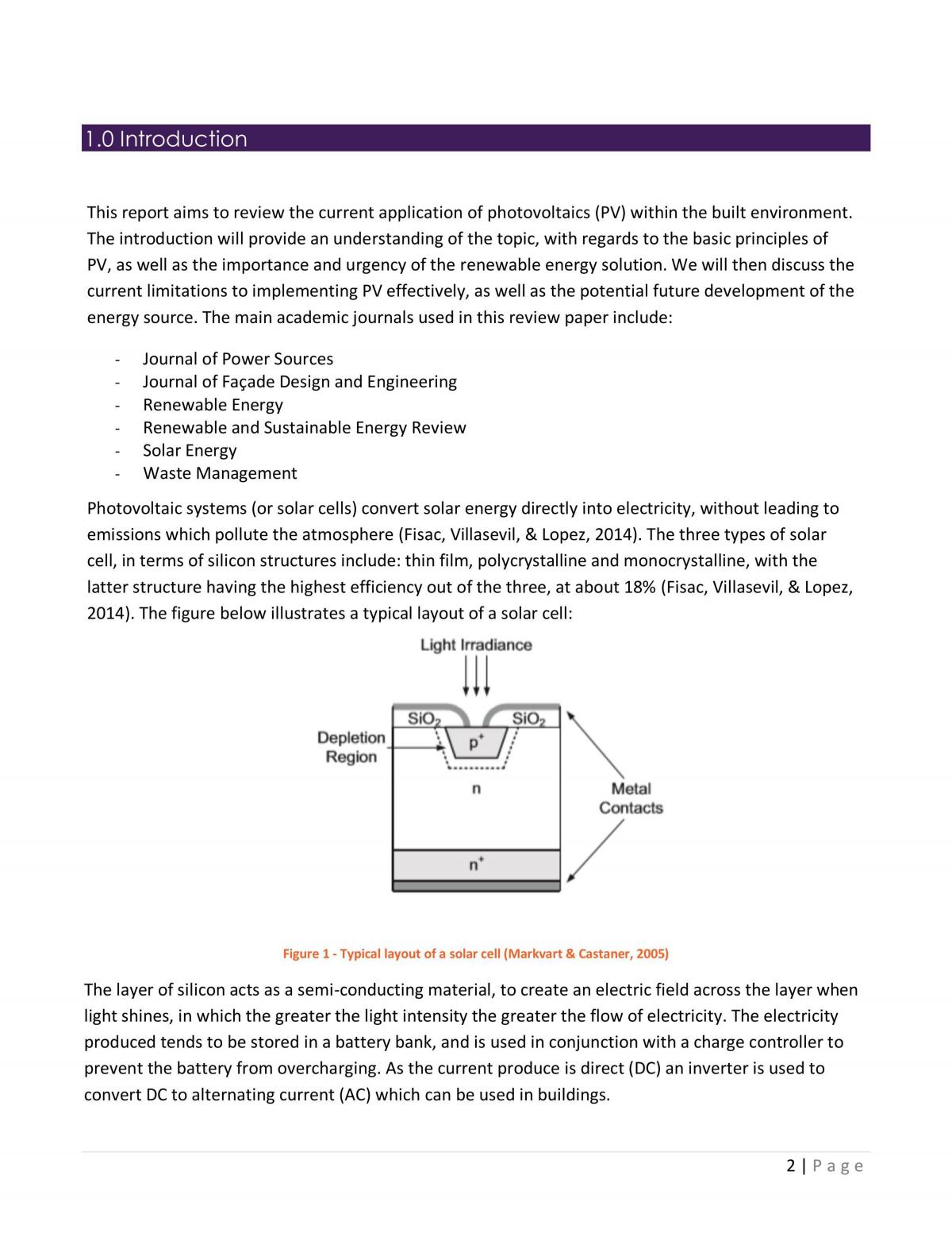 Renewable Energy Solutions for Buildings - A Review of Photovoltaics - Page 3
