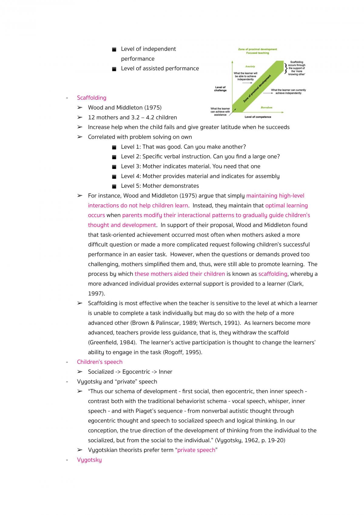 Developmental Psychology with Research Methods 2 Notes - Page 67
