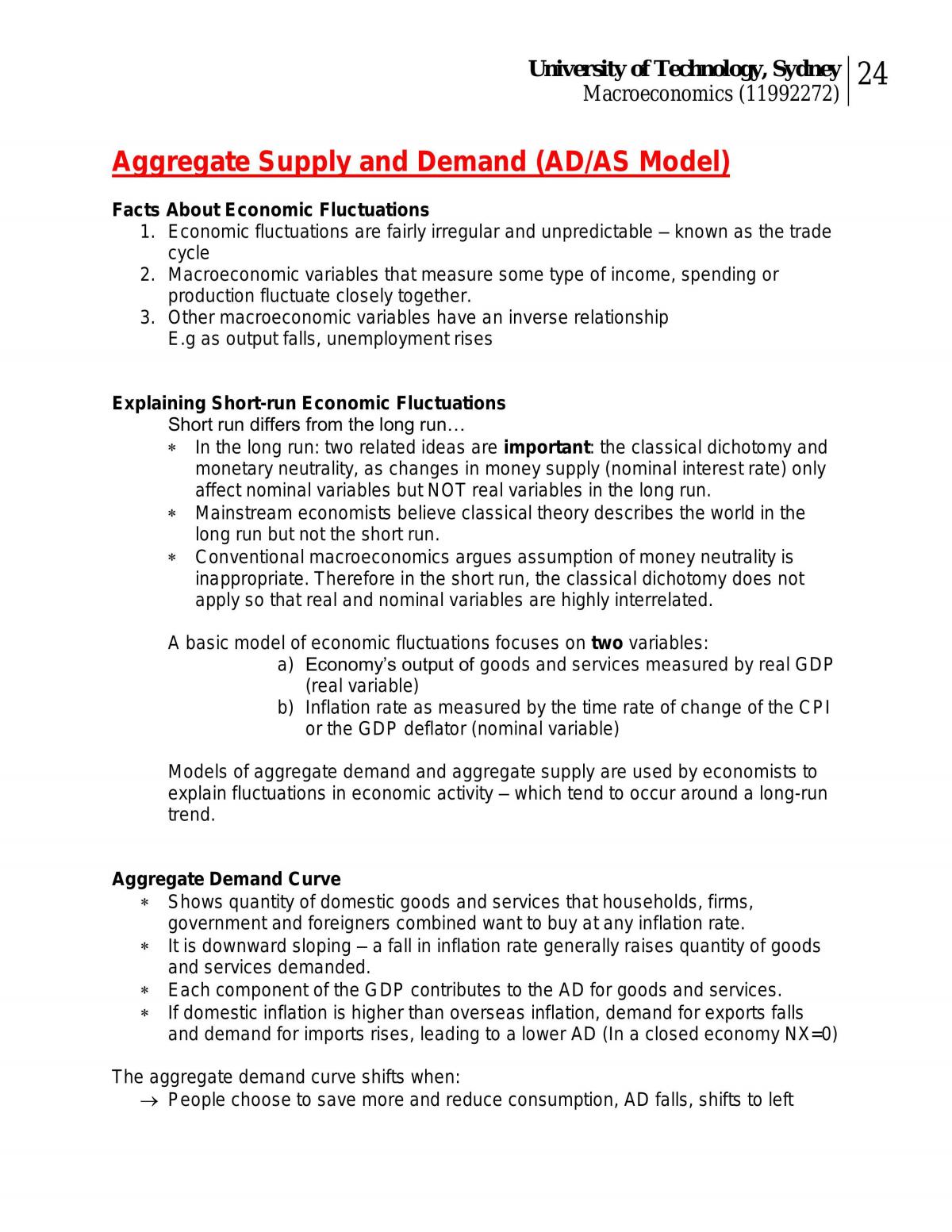 Macroeconomics Study Notes - Page 24