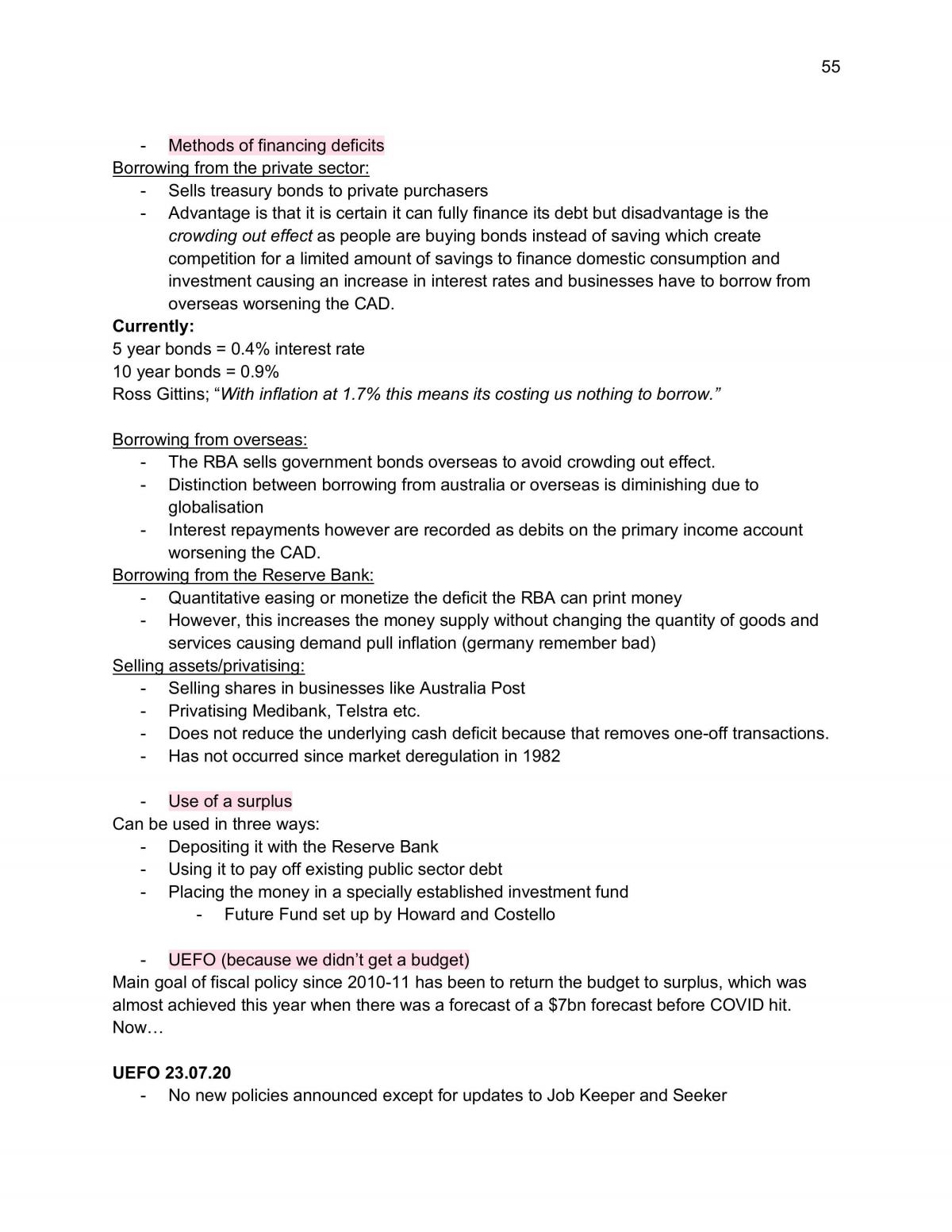 Economics Y12 Notes - Page 55