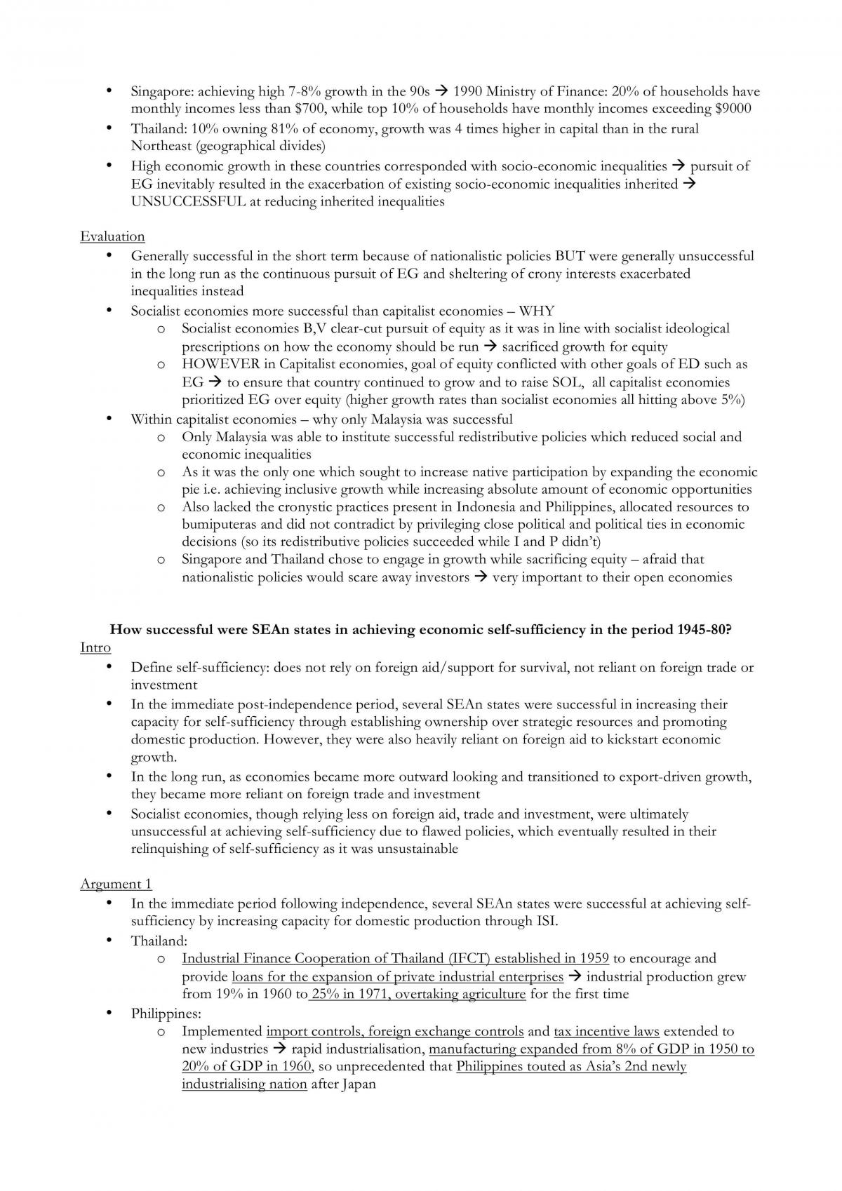 Economic Development Essay Notes - Page 14