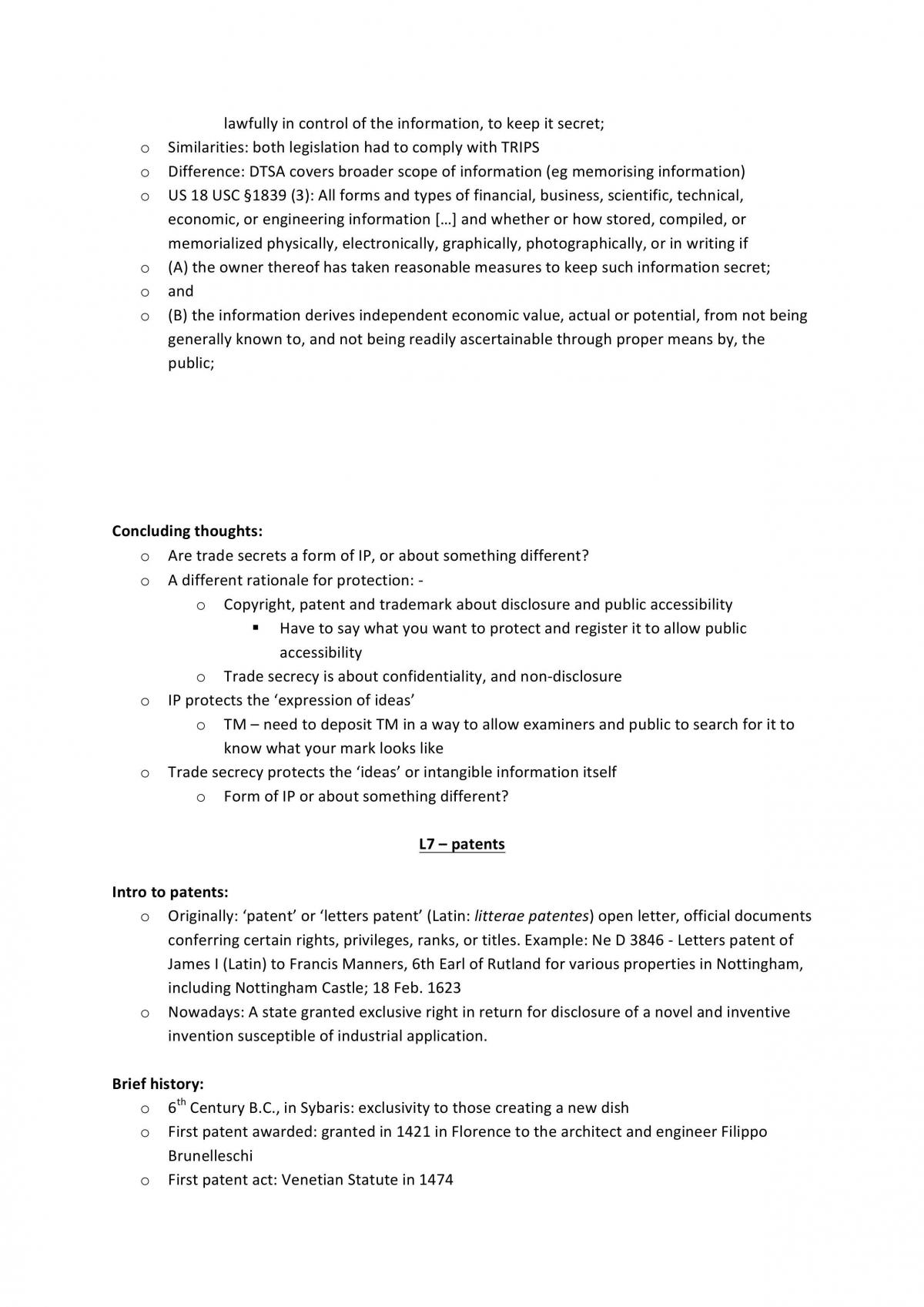 Intellectual Property Notes - Page 39