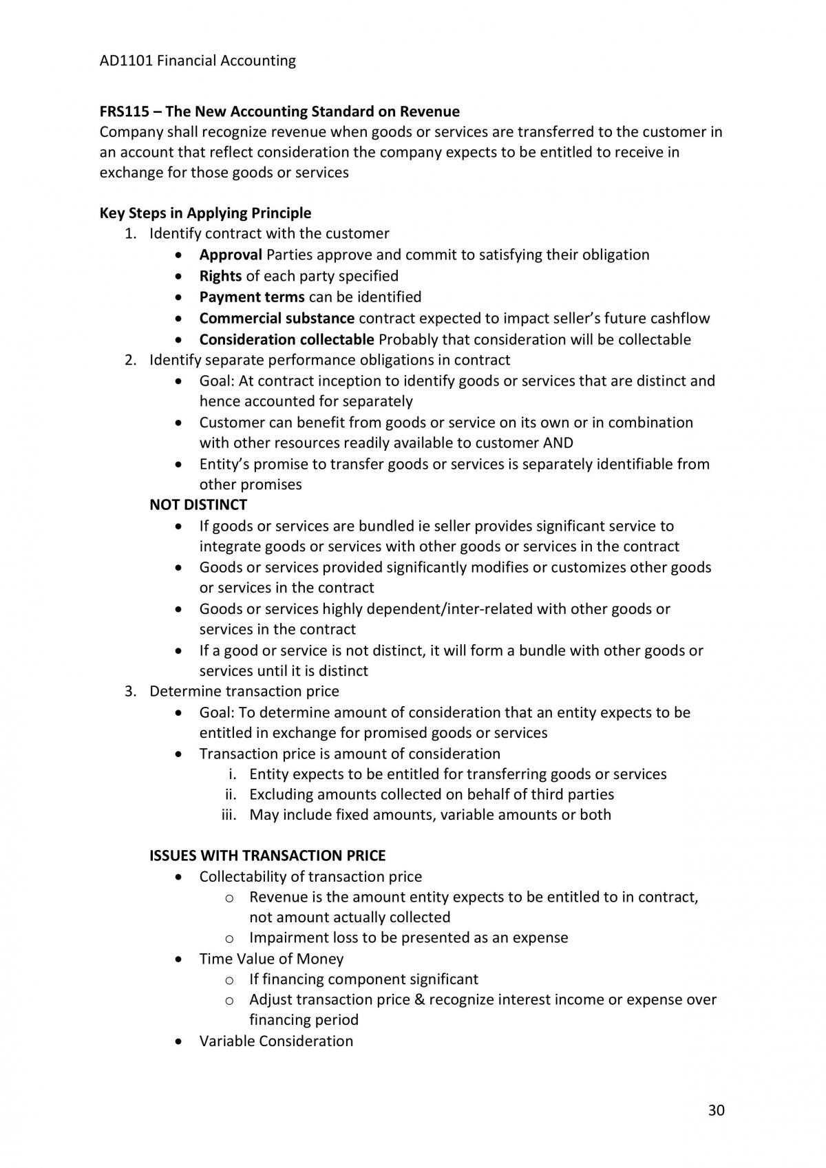AD1101 Financial Accounting Full - Page 30