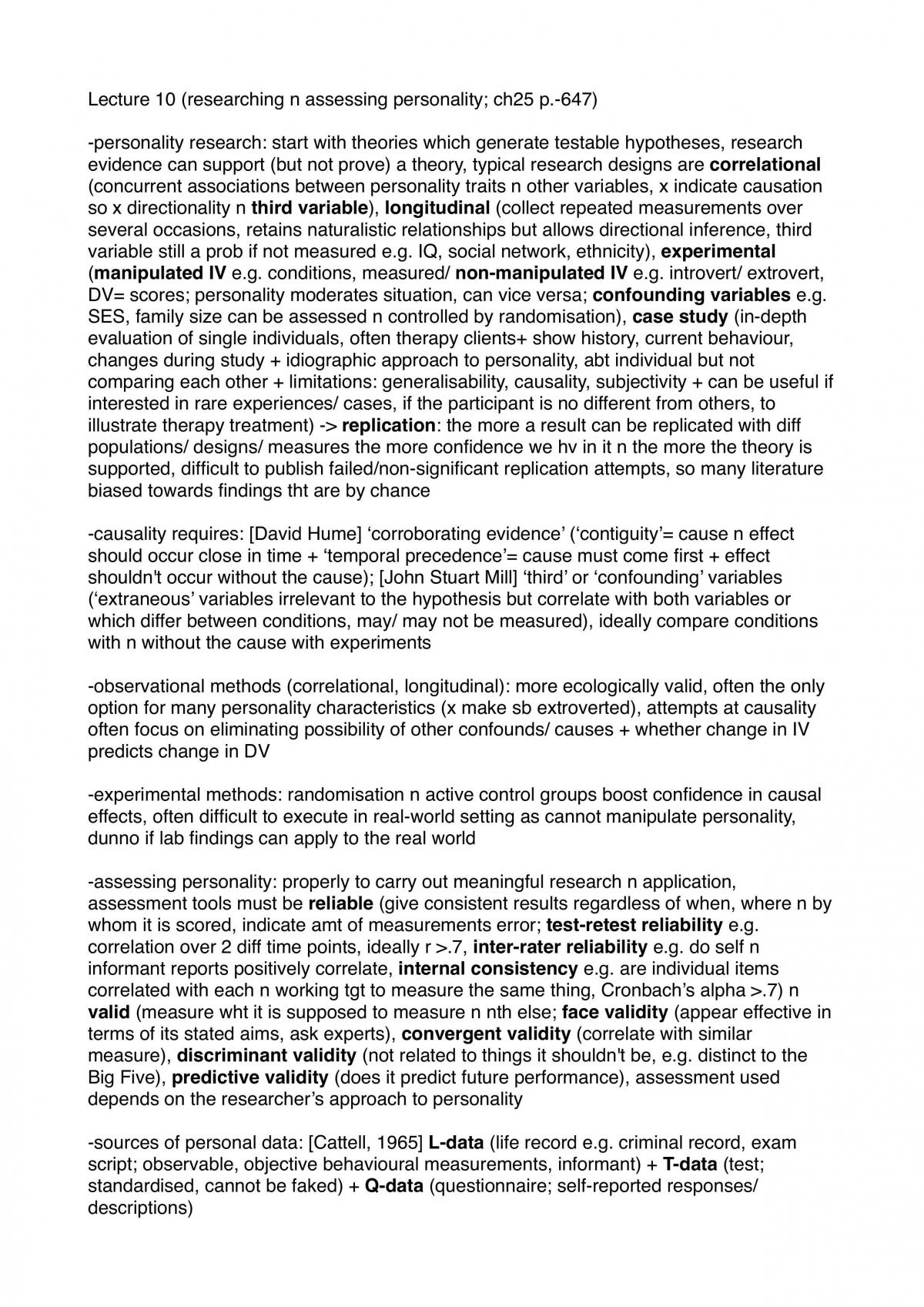 Personality Theory Notes - Page 21