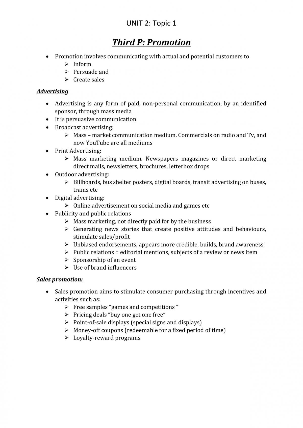Unit 2 Complete Business Notes - QCAA  - Page 30