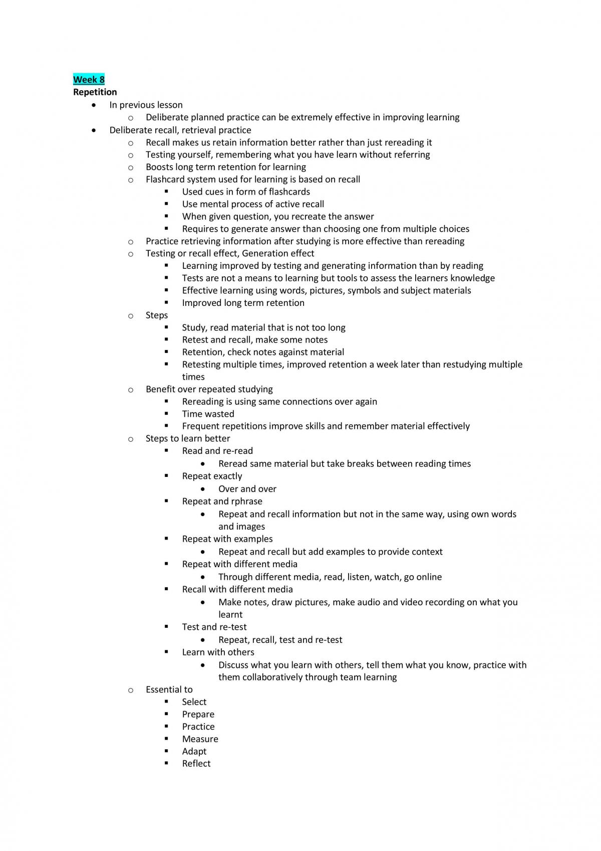 Learning To Learn Better Notes - Page 15