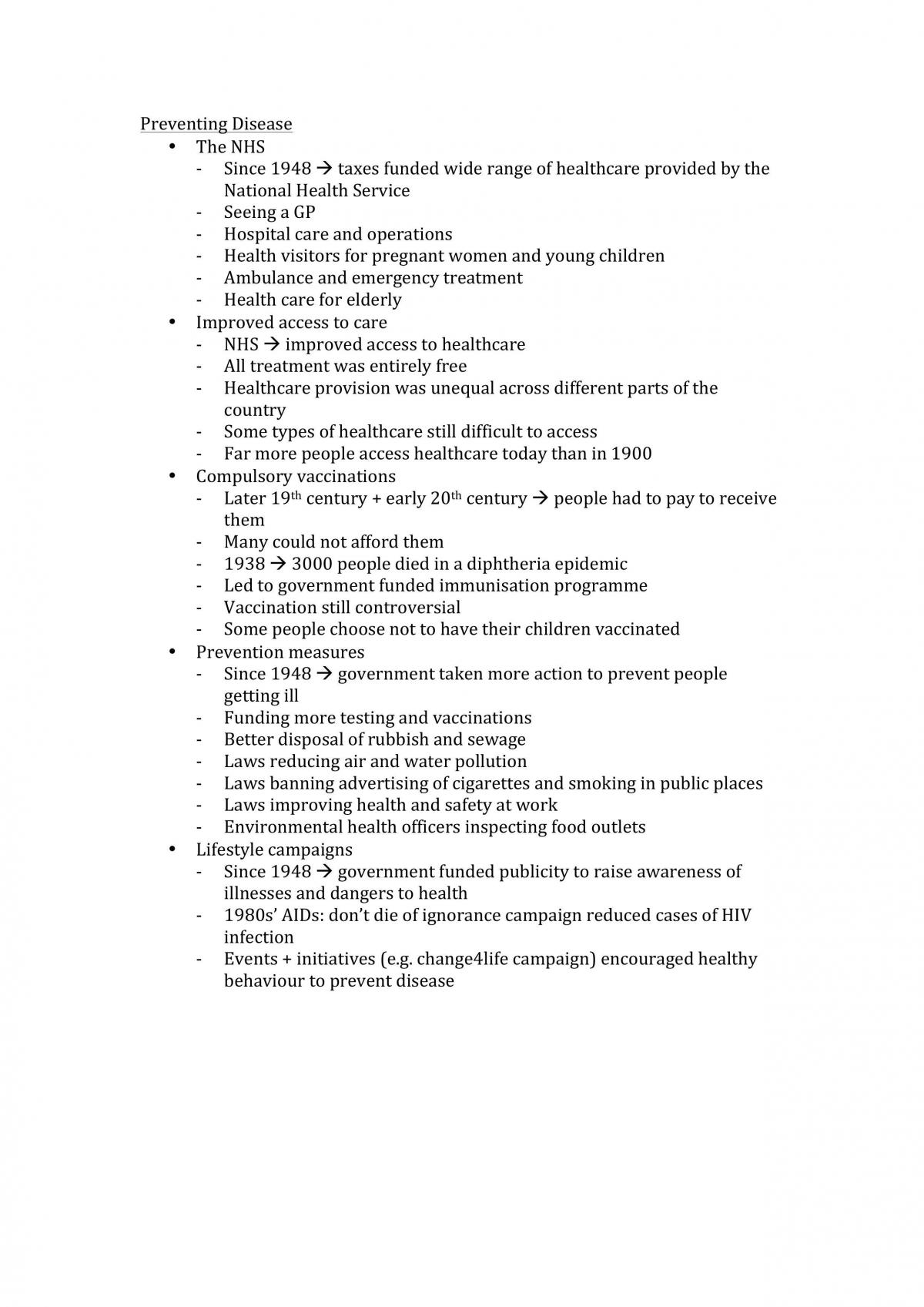 Summary Notes on Medicine Through Time - Page 21