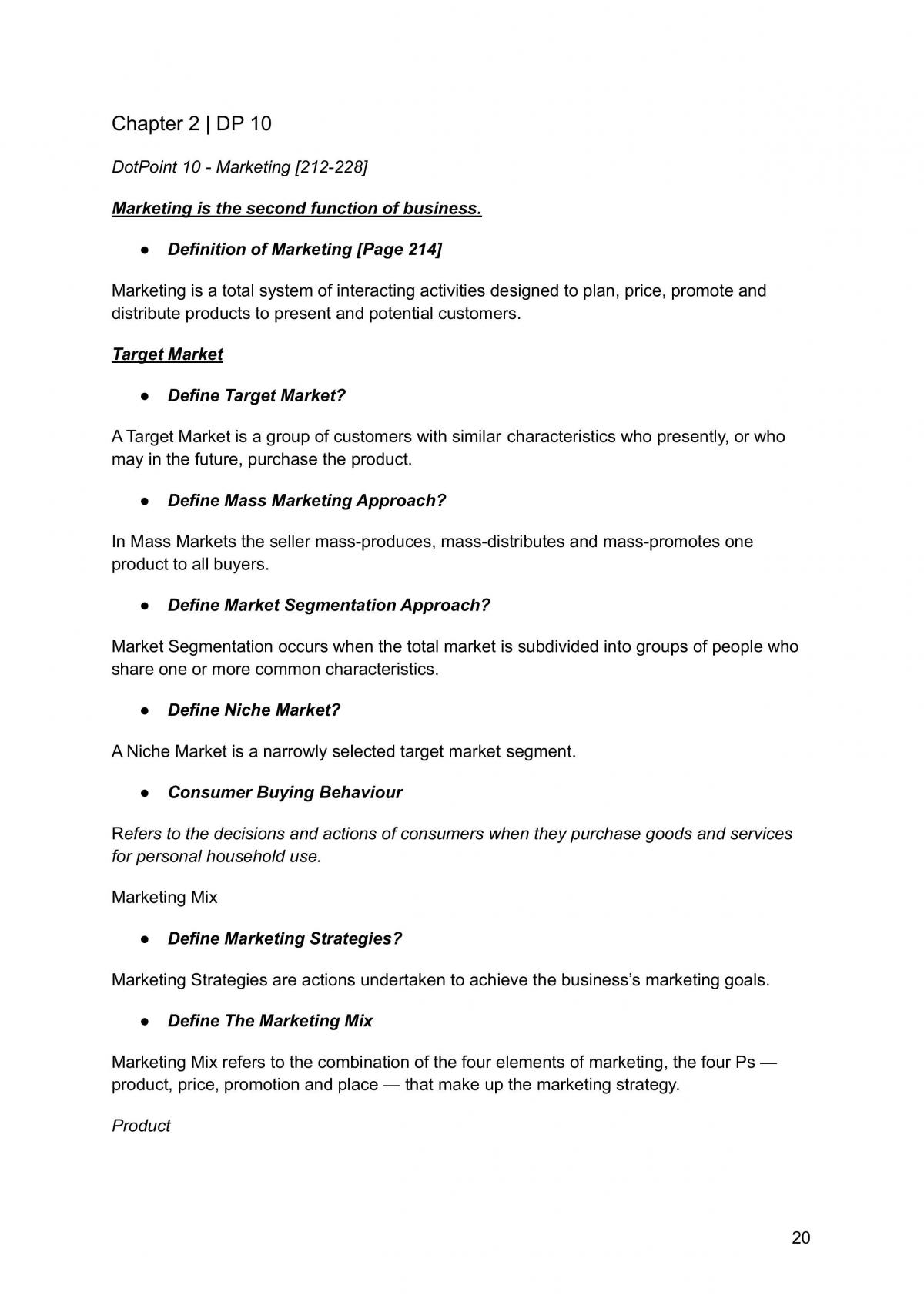 HSC Preliminary Y11 Chapter 2 BS Notes - Page 21