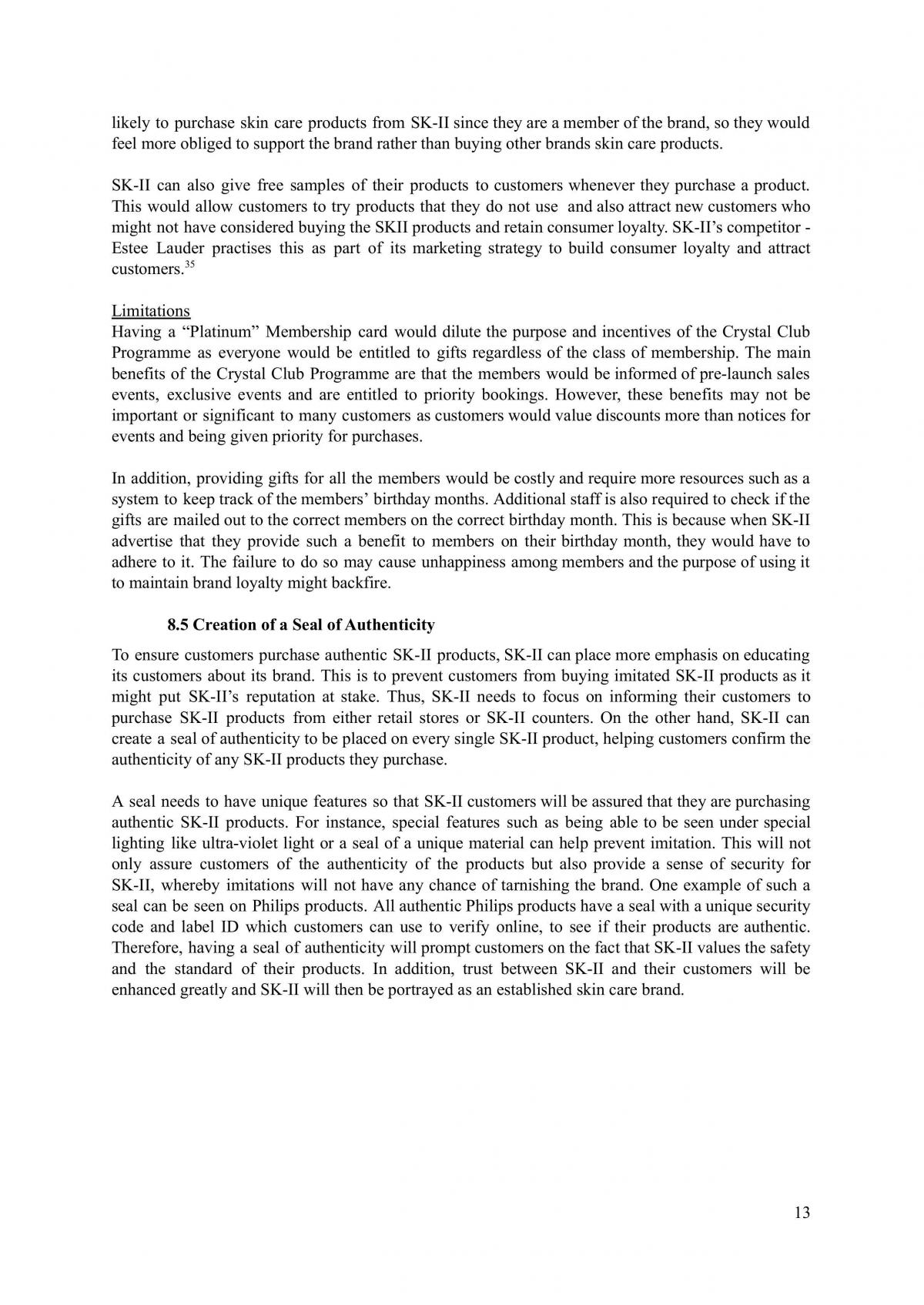 MKT1705 Report - Page 13