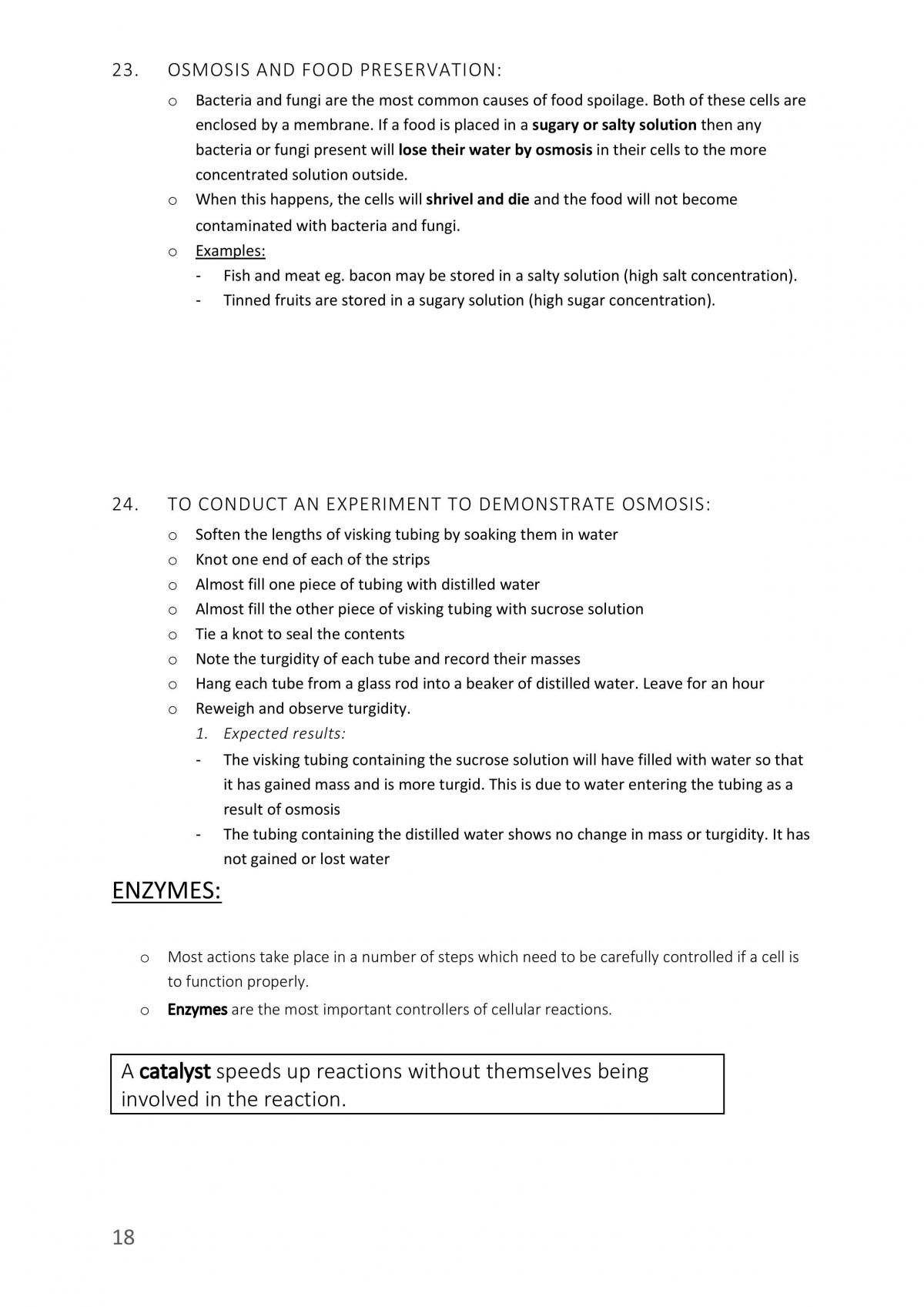 Higher level biology notes - Page 18