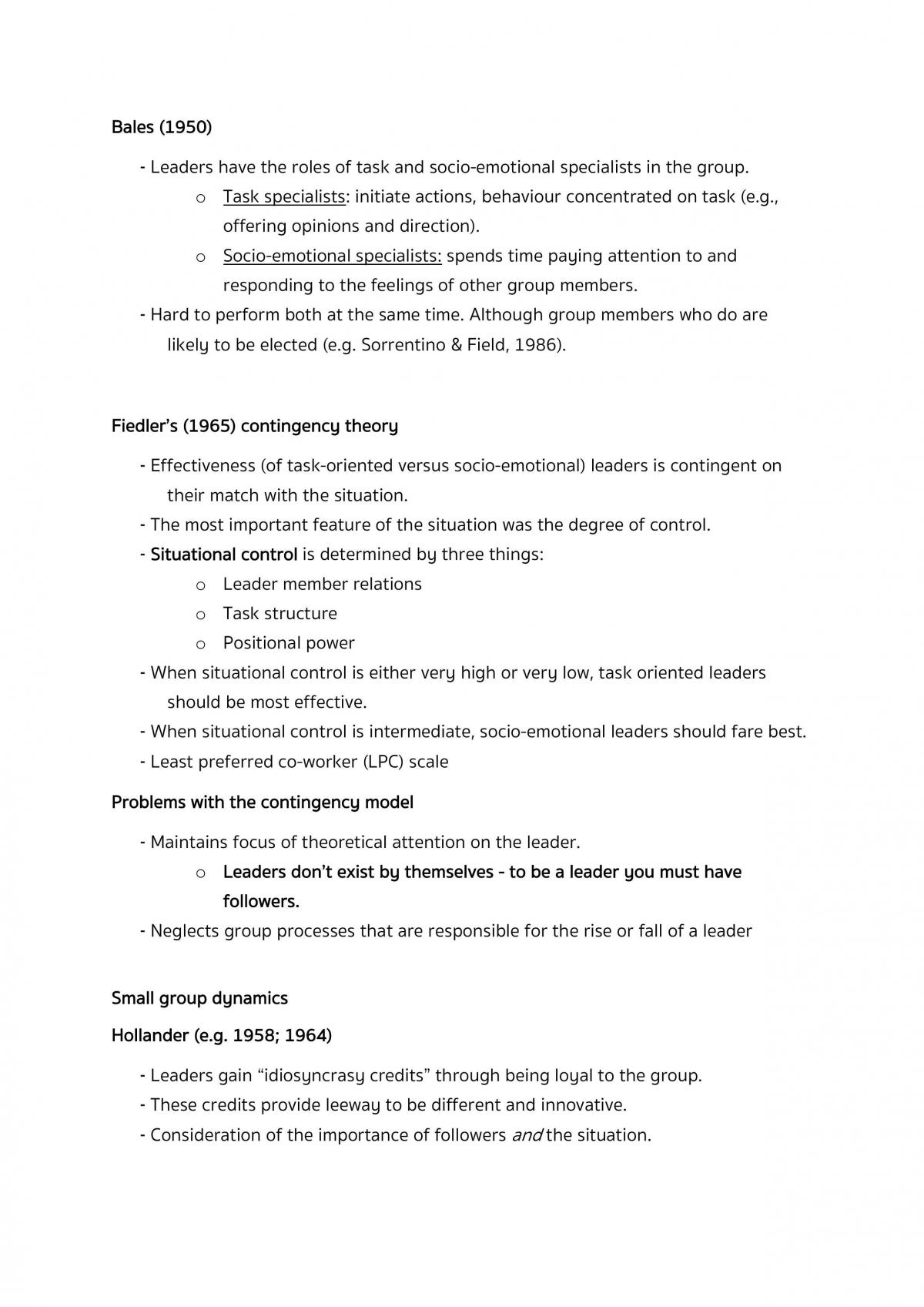 Social Psychology with Research Methods 1 Notes - Page 45
