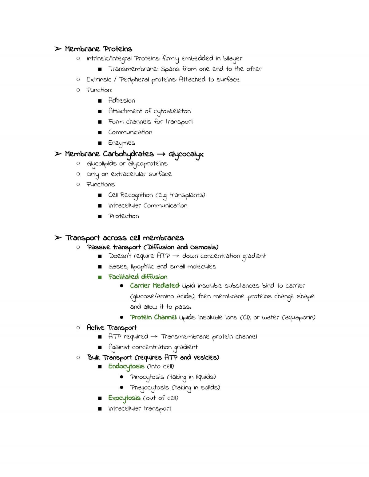 Complete Study Notes FM1010 Histology - Page 22