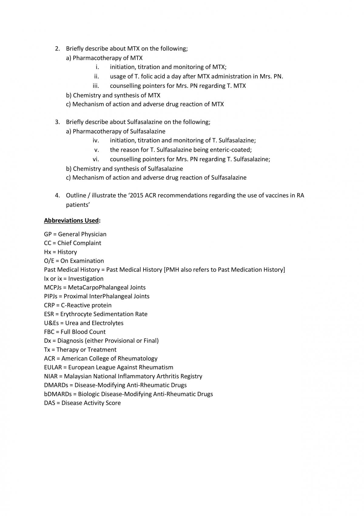 Peripheral Nervous System & Pharmacotherapy Report - Page 3