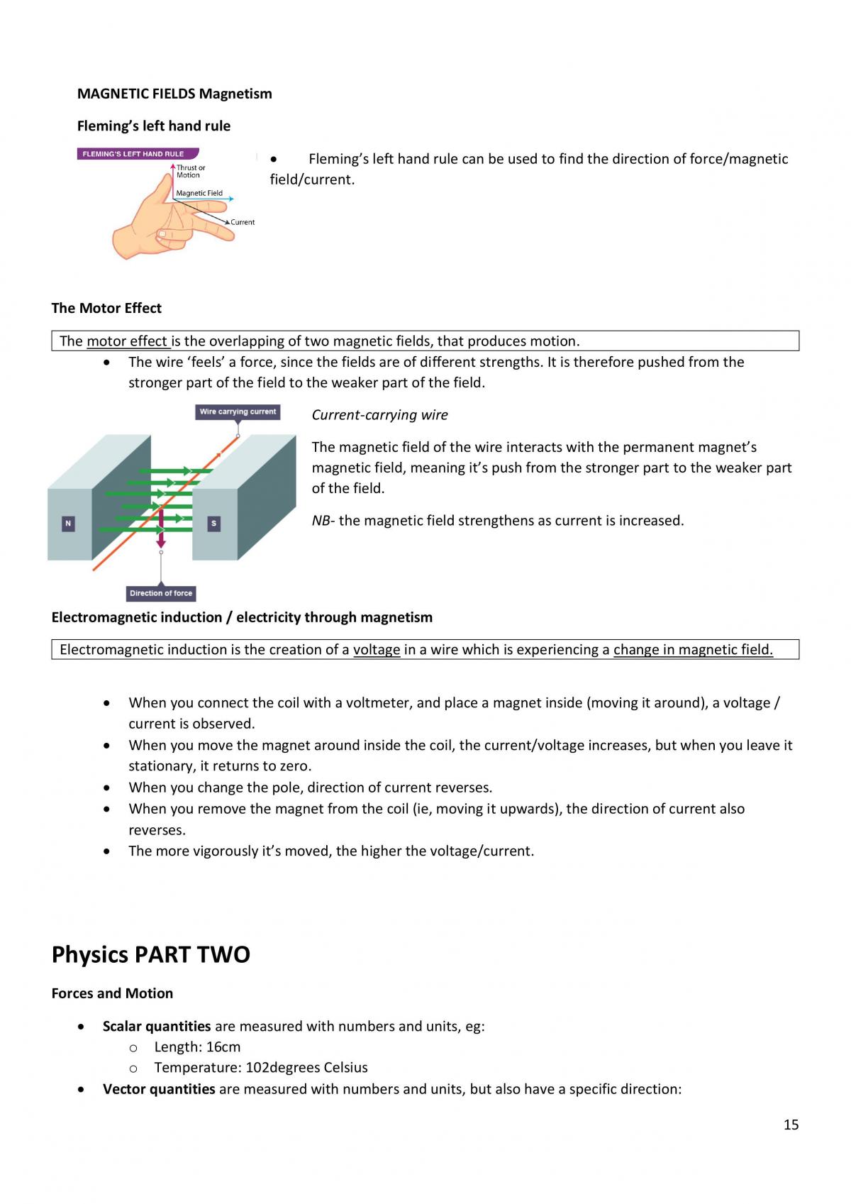 Complete iGCSE /GCSE Dual Award PHYSICS notes - Page 15