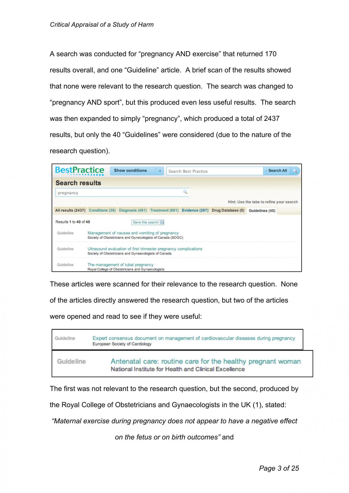 EBCP Critical Appraisal of a Harm Article  - Page 3