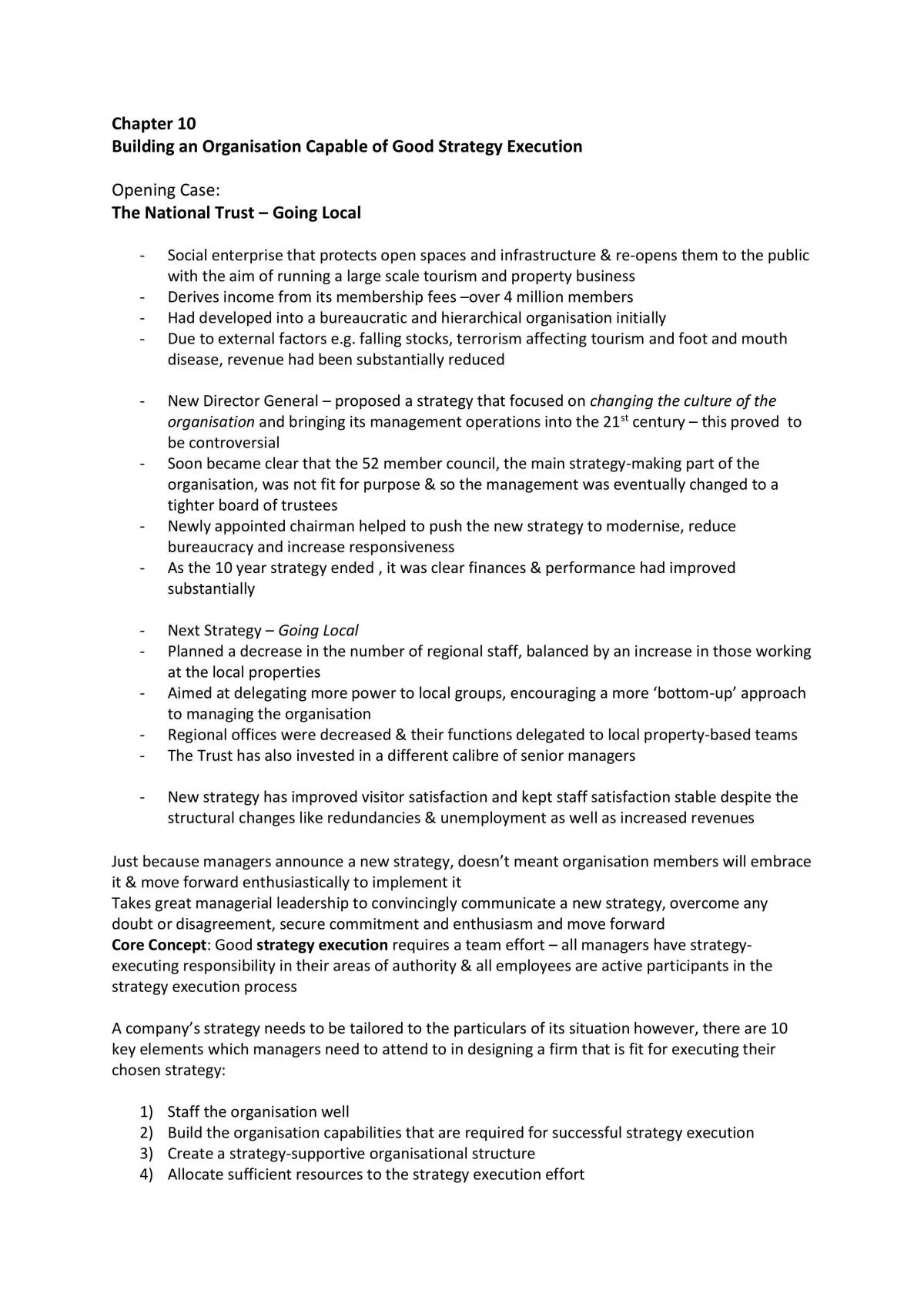 Business strategy notes - Page 61