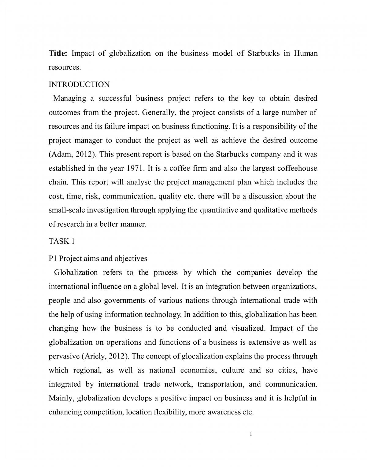 Managing a Successful Project - Page 3