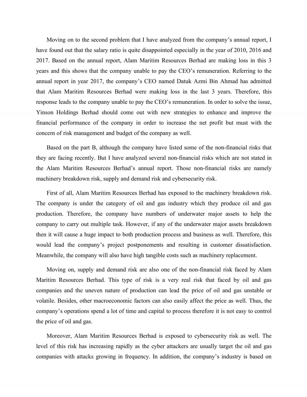 Risk Management Assignment (individual)  - Page 15