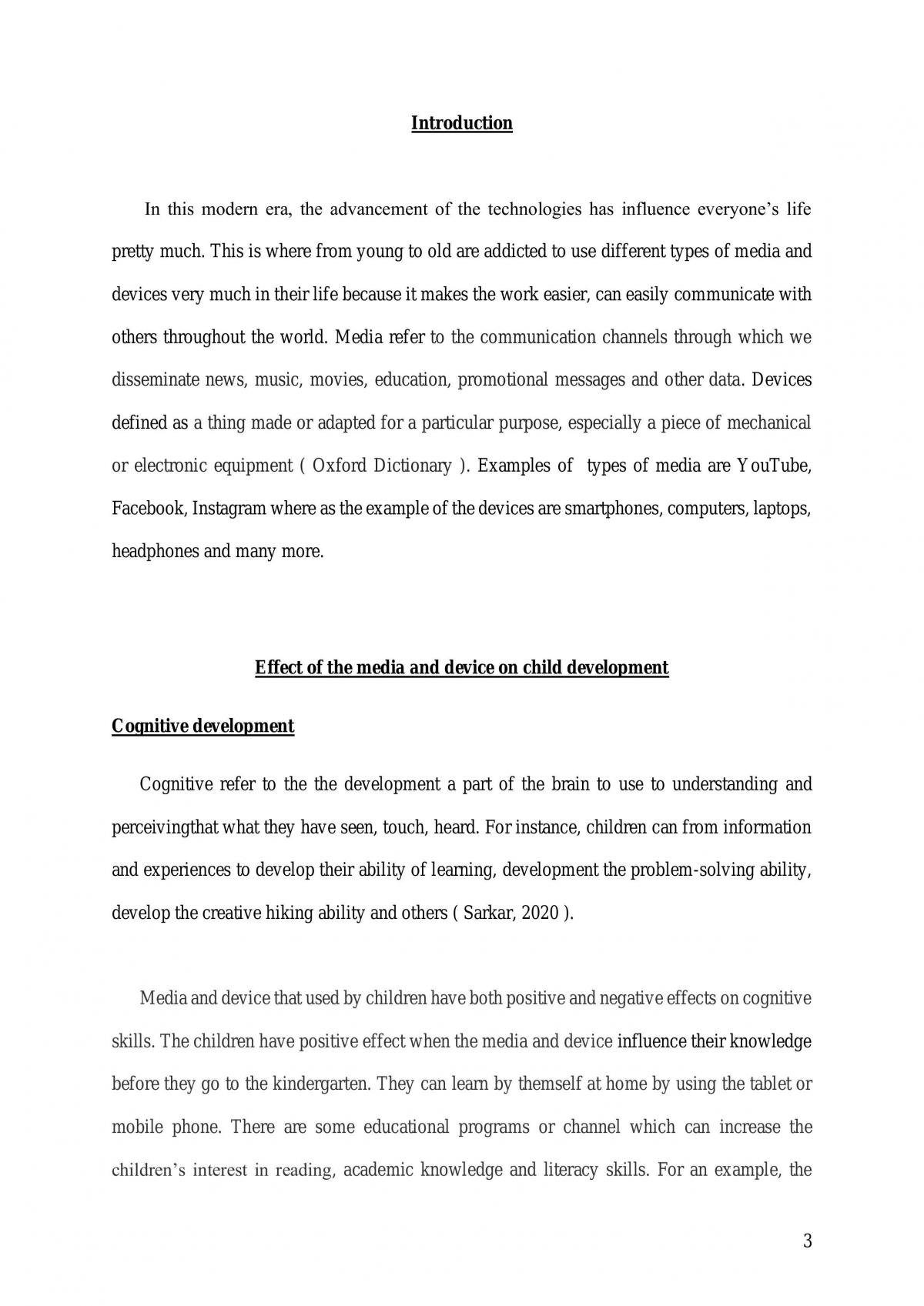 Media Influences to Child Development - Page 3