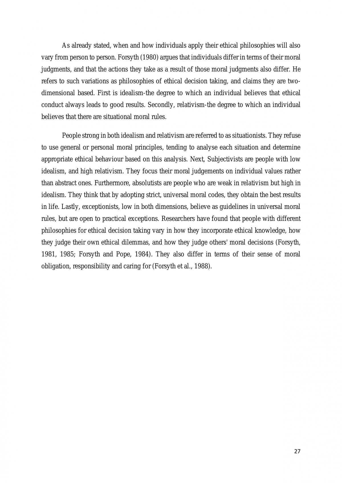 The relationship between emotion and individual's ethical behavior - Page 28