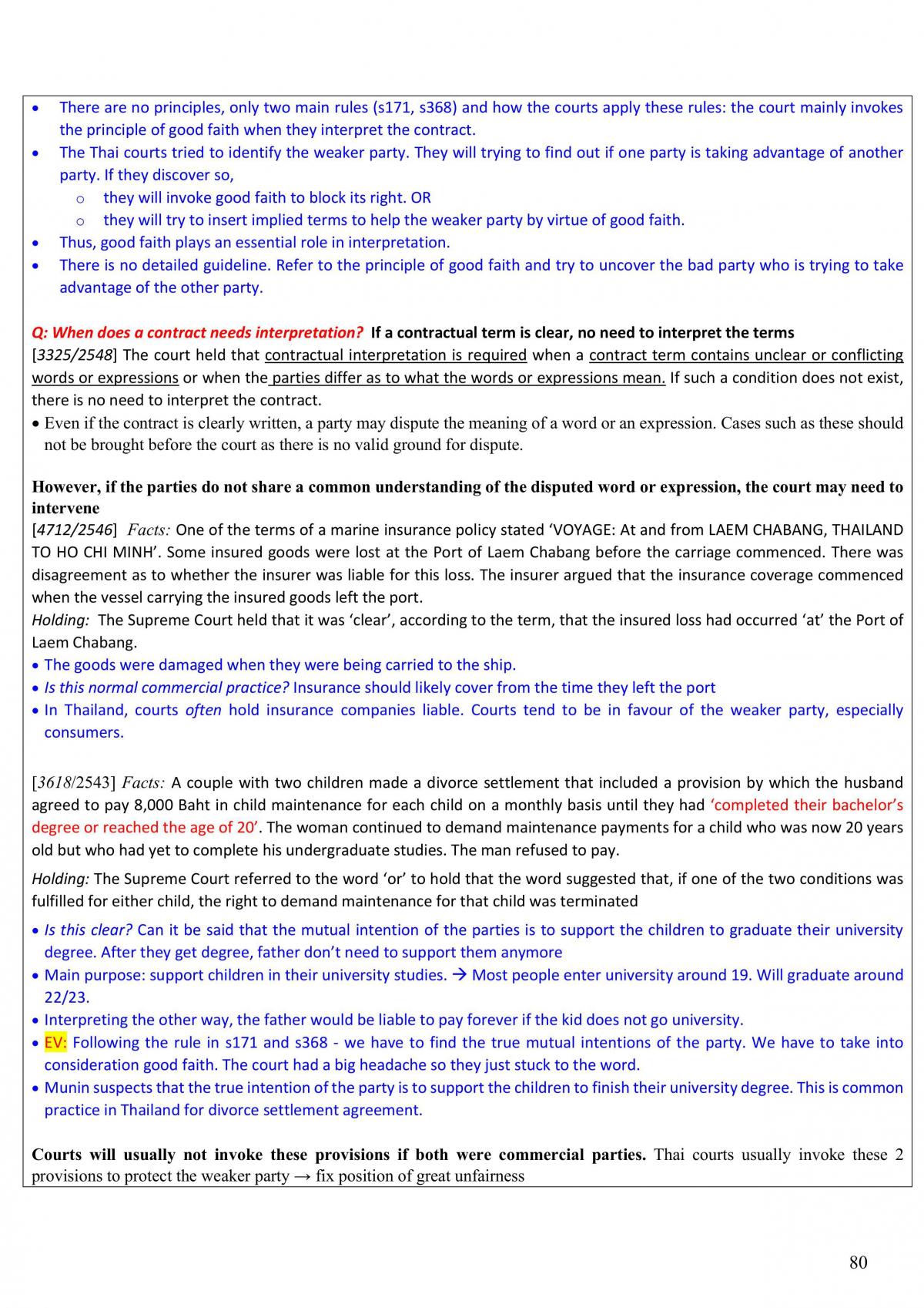 Thai Contract Law notes - Page 80