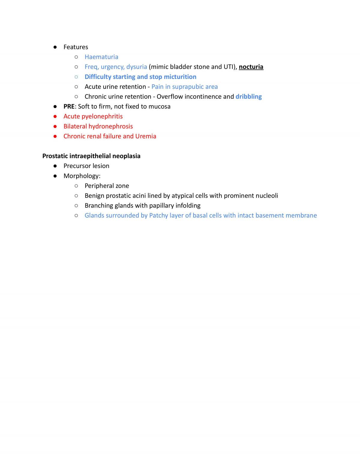 Renal System Pathology Notes - Page 16