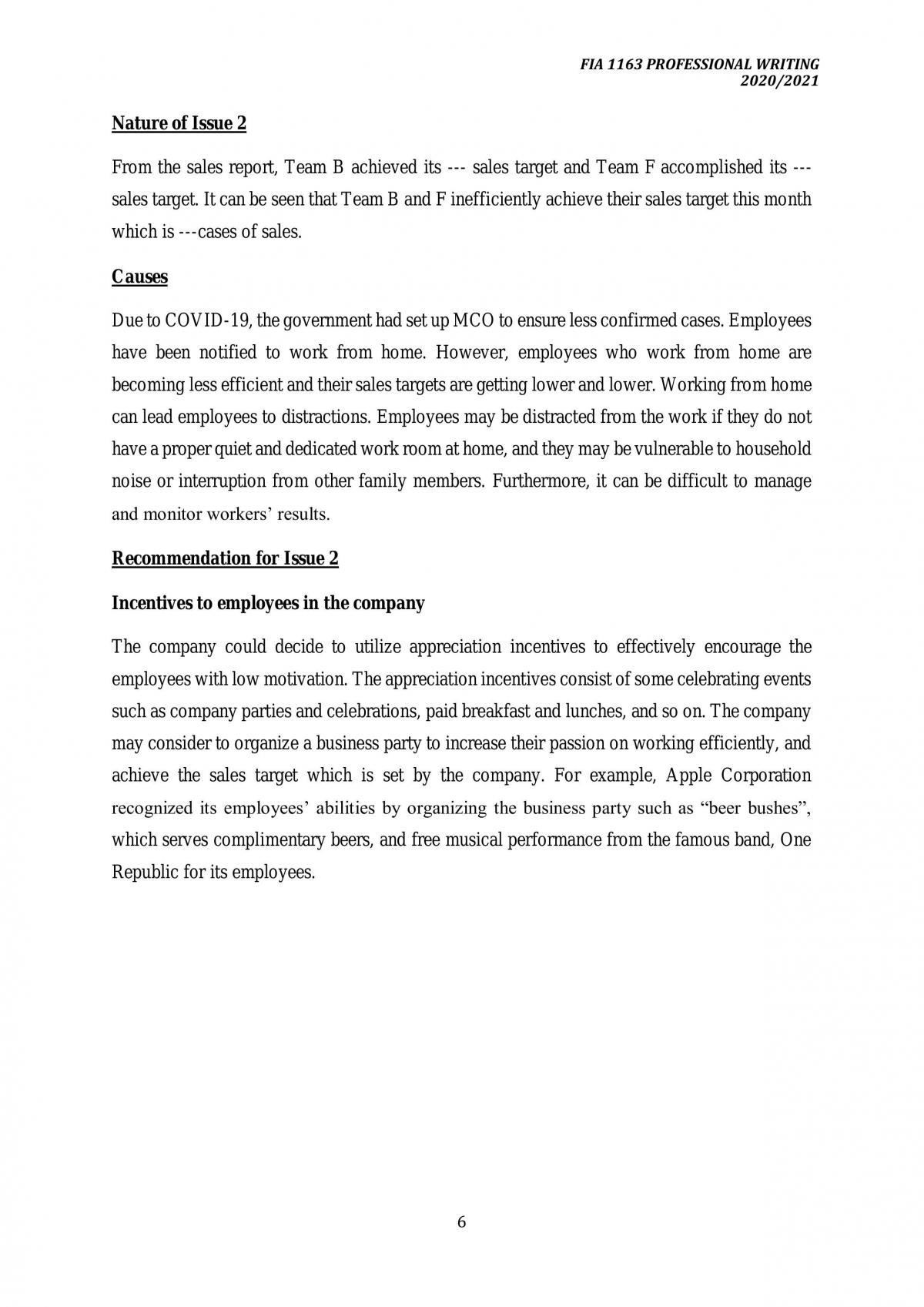 Professional Writing Assignment  - Page 6