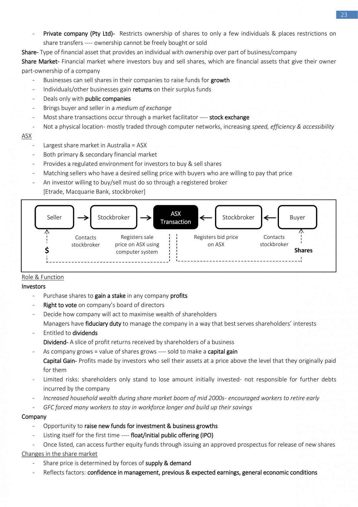 Economics Notes  - Page 23