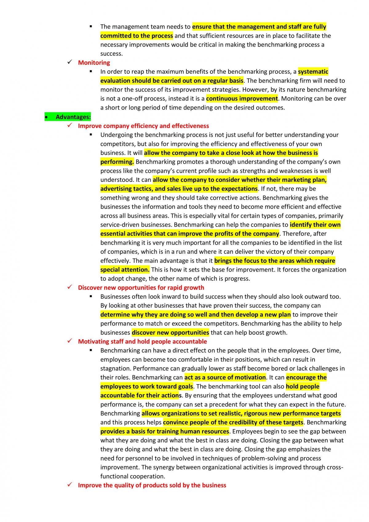 Business strategy exam notes  - Page 42