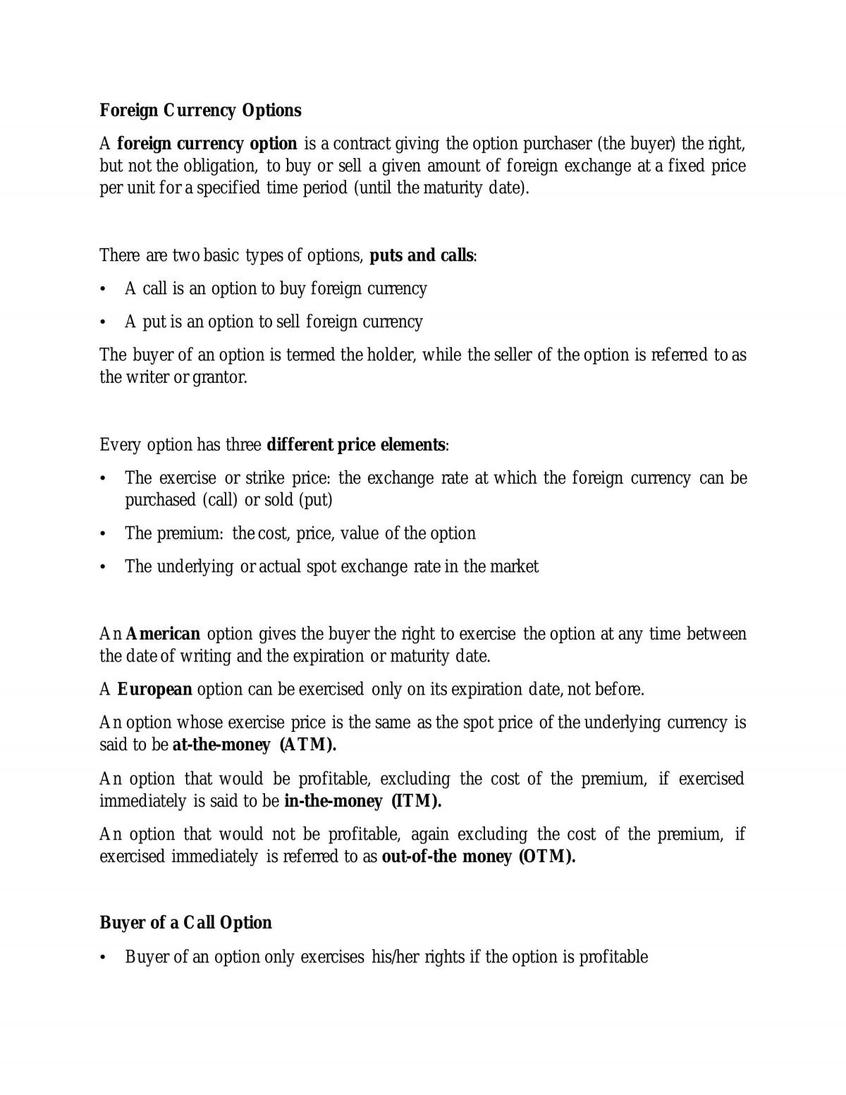 Multinational Finance - Complete Notes - Page 19