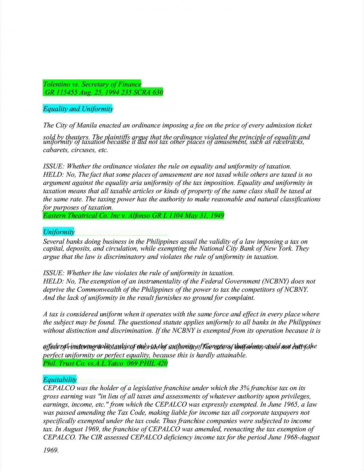 Taxation I Notes - Page 102