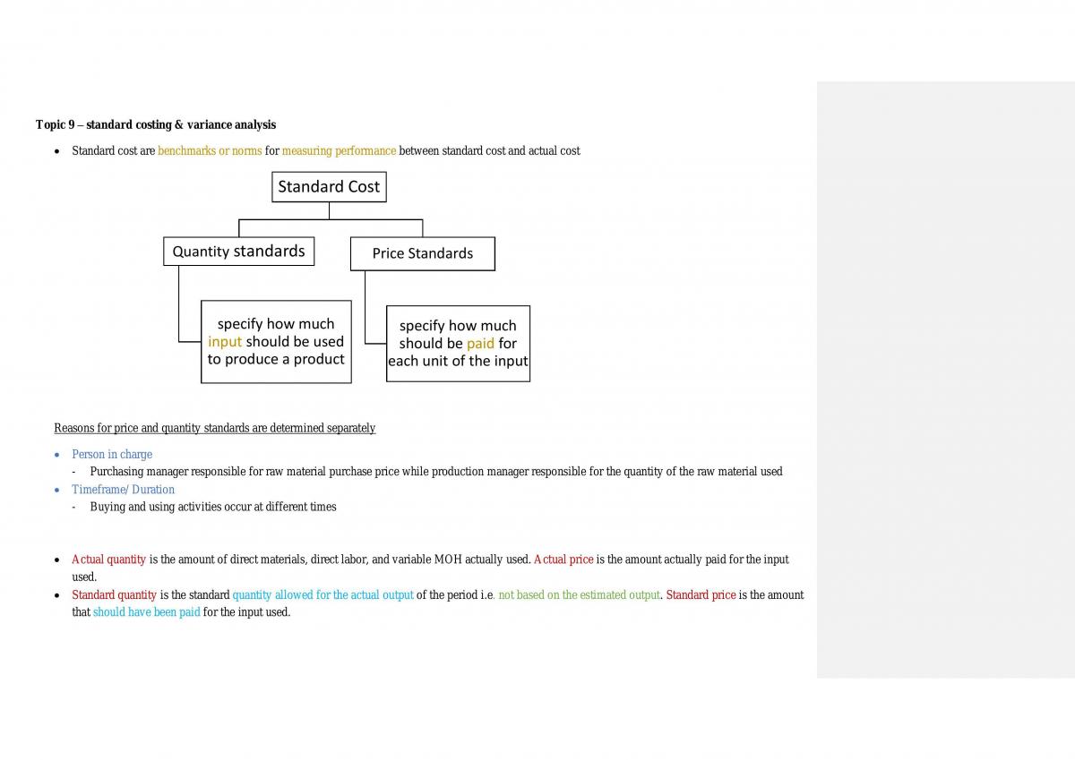 Management accounting  notes - Page 17