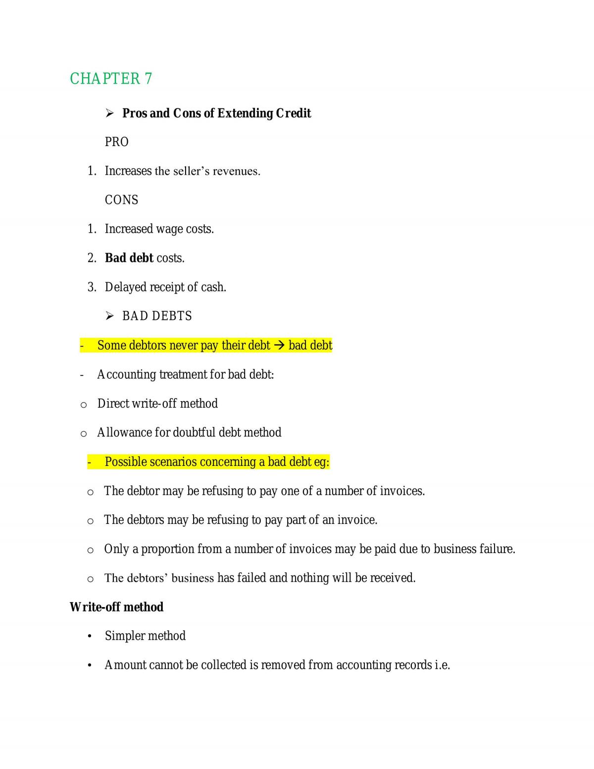 Principles of accounting notes - Page 18