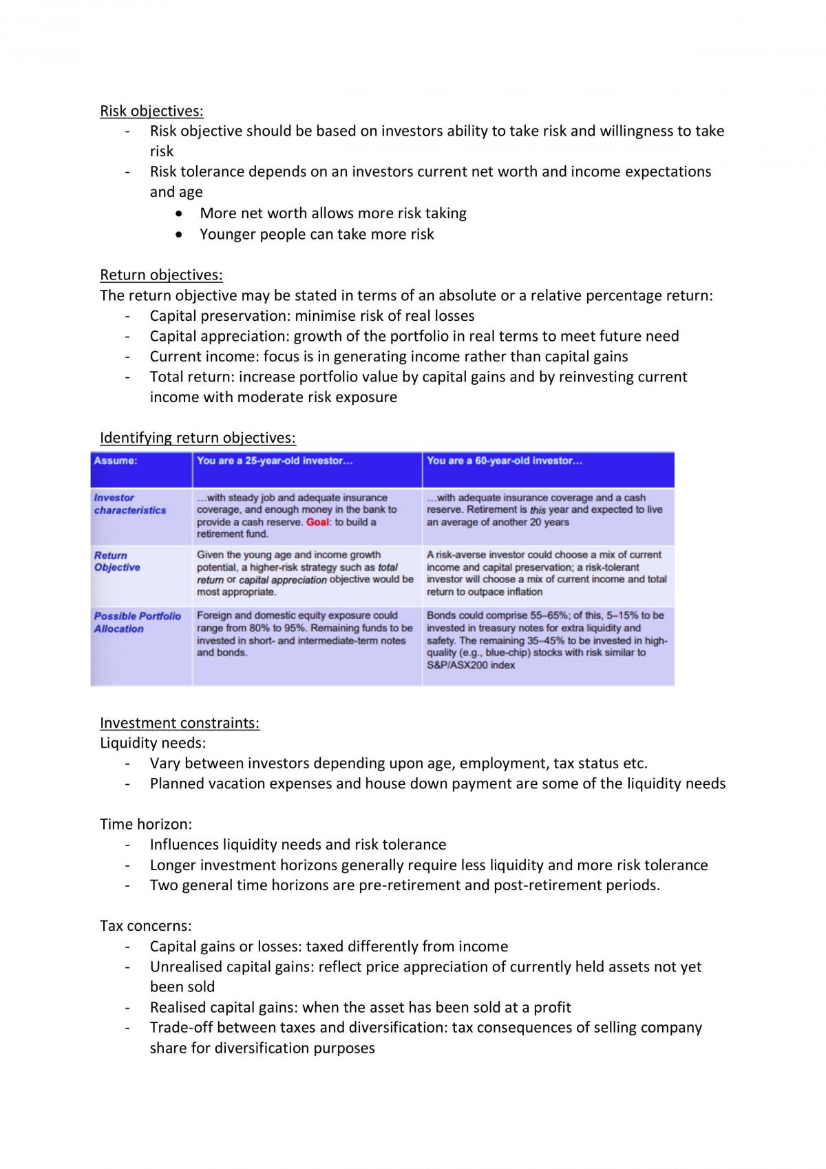 Investment Analysis Notes - Page 21
