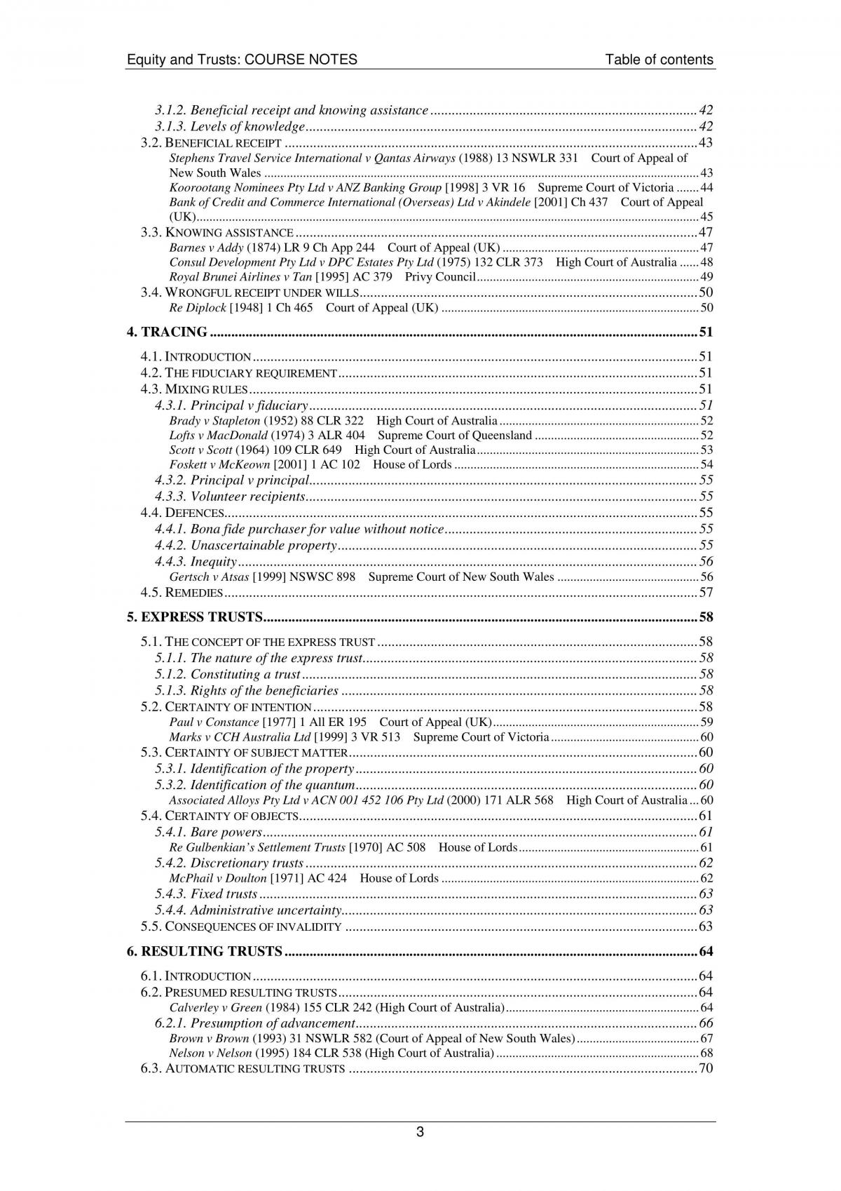 Exam notes for equity and trusts - Page 3