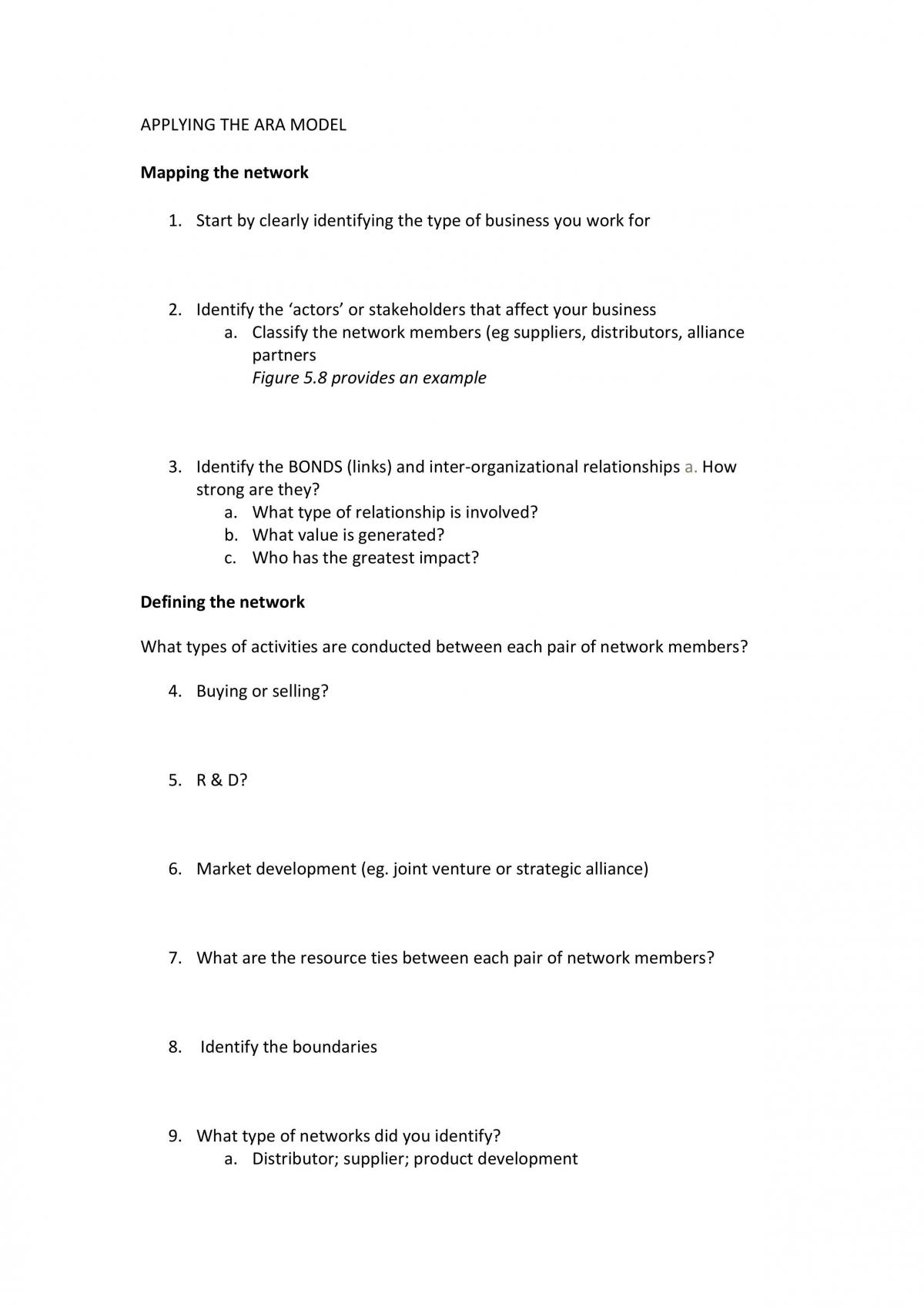 B2B Exam Revision and Lecture Summary Notes - Page 15