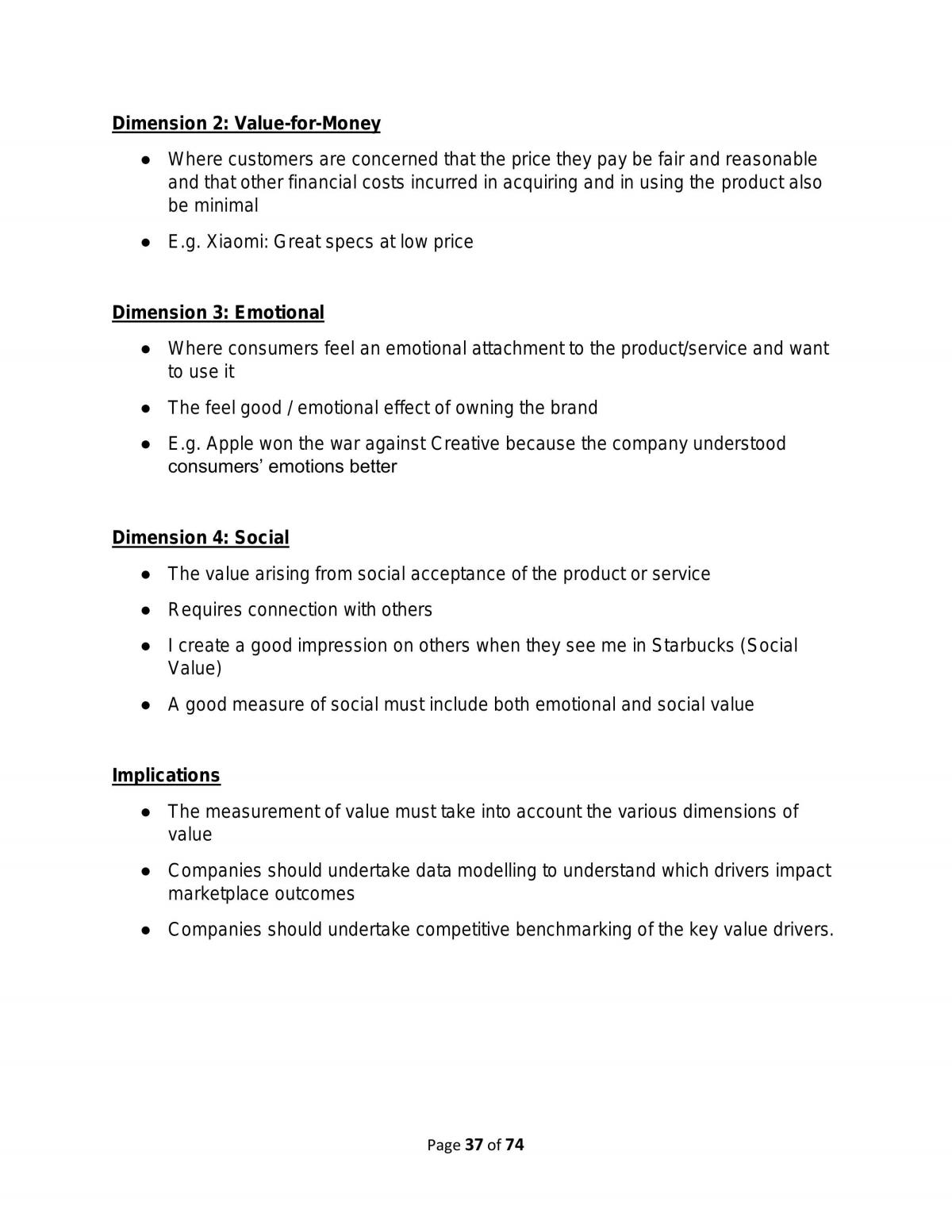 Marketing Analytics - G1 - Page 37