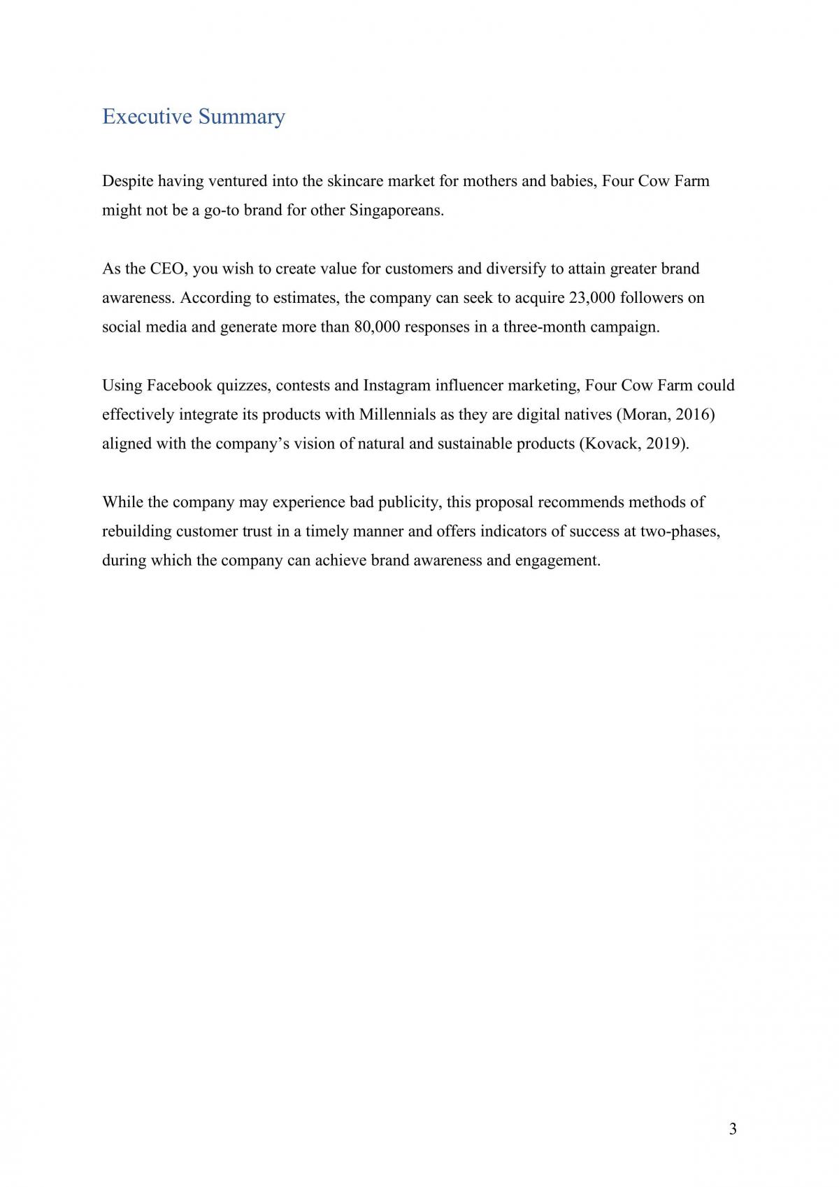 Business Proposal for industry client  - Page 3