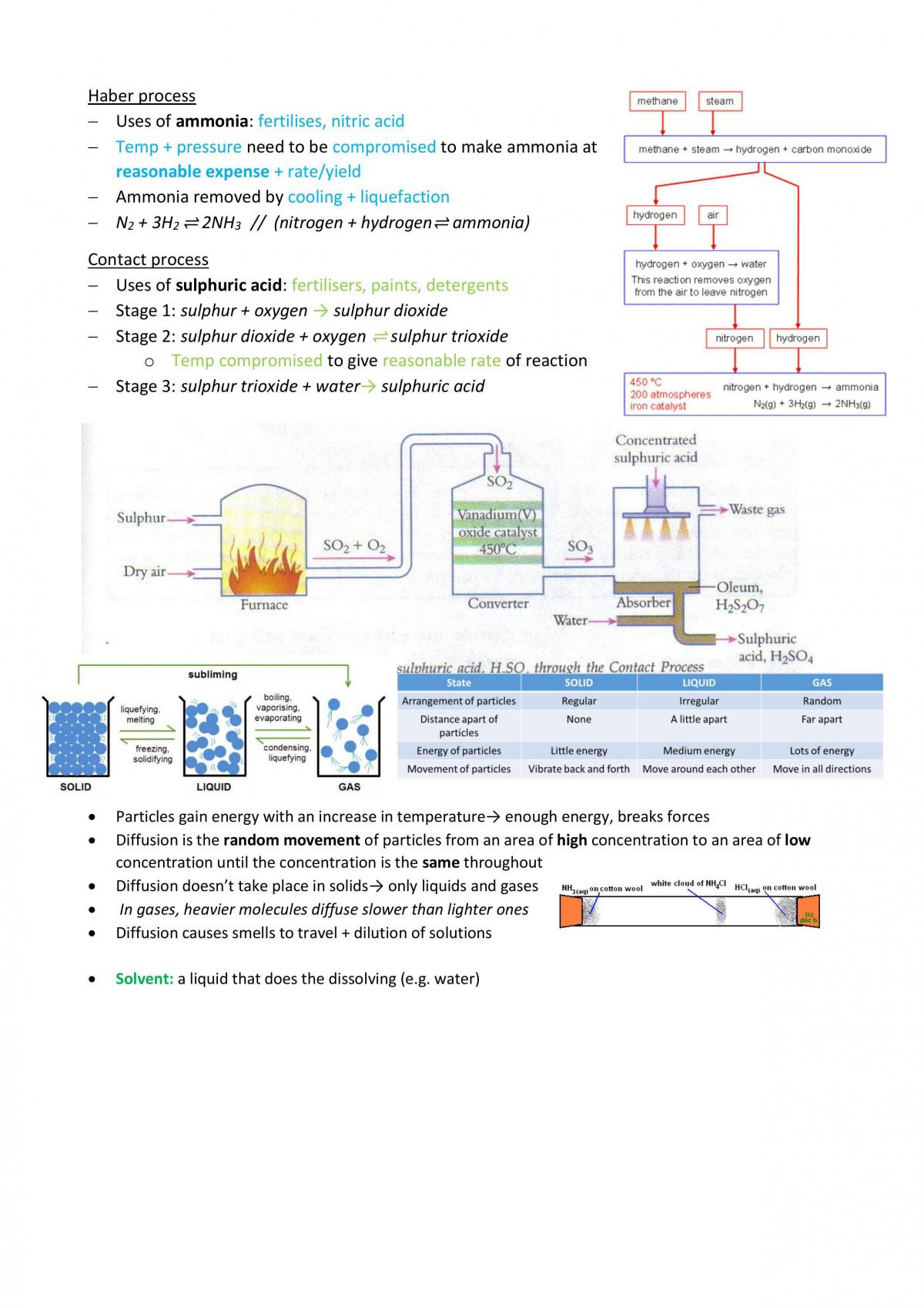 Complete chemistry notes for combined science - Page 22