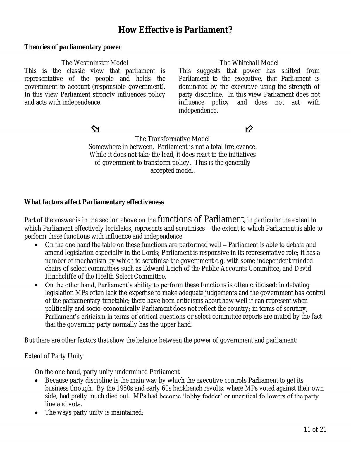 AS Politics Complete Study Notes - Page 29