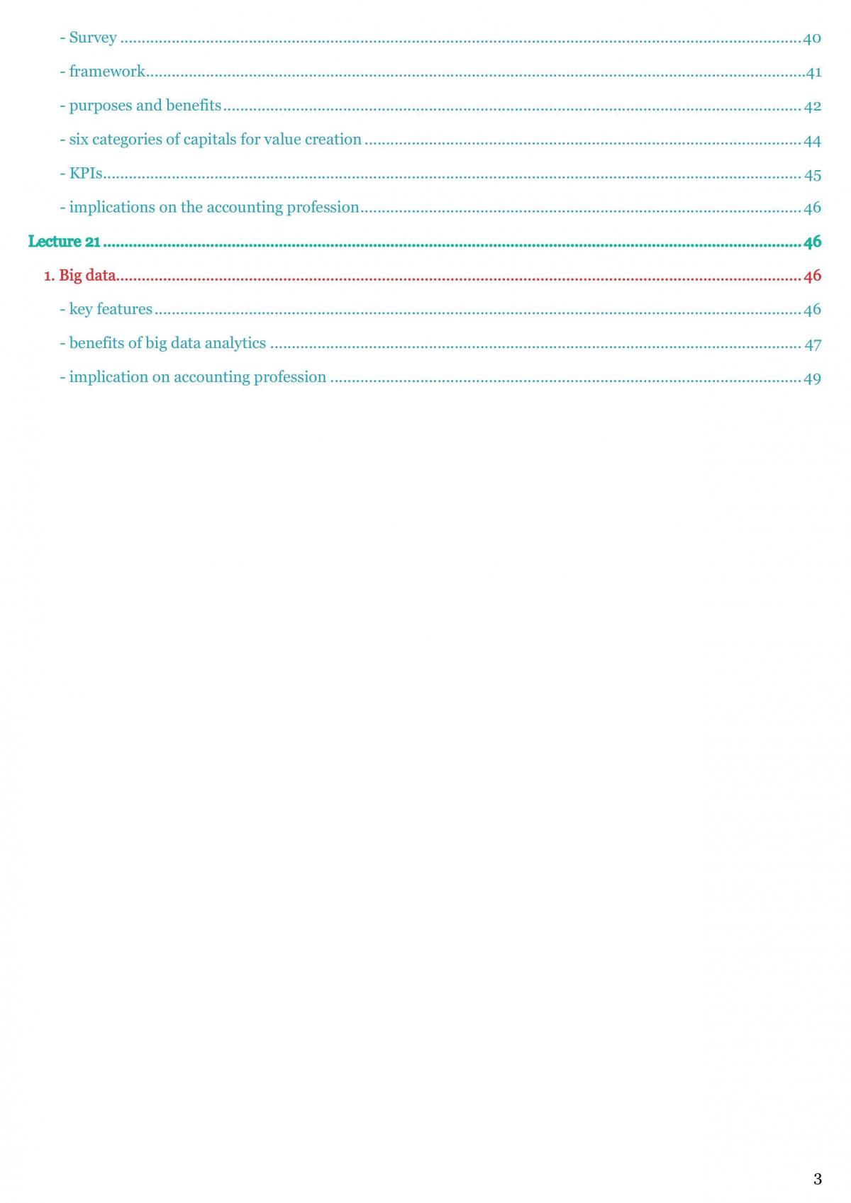 Advanced Management Accounting exam study notes - Page 3